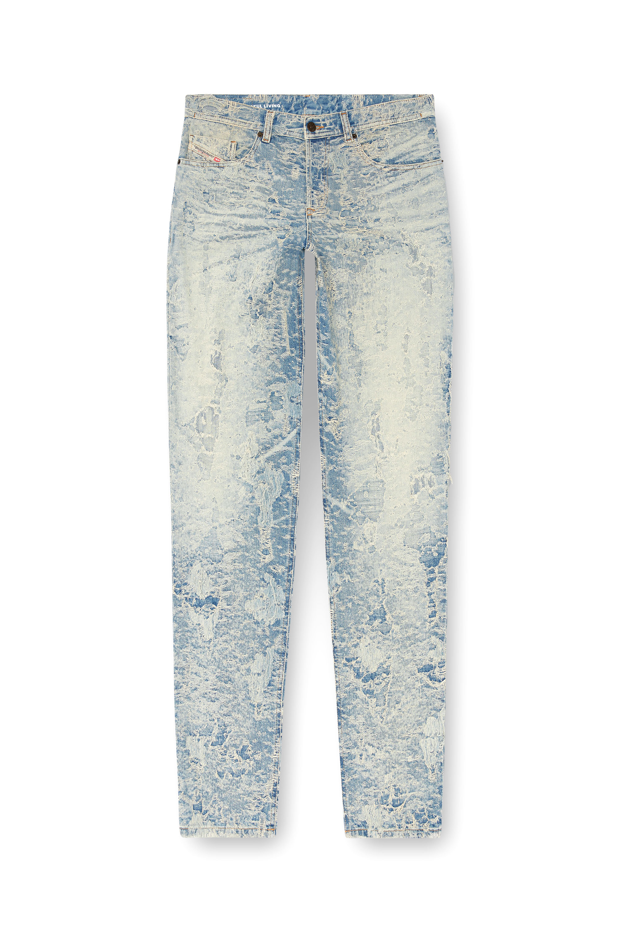 Diesel - Homme Tapered Jeans 2023 D-Finitive 007Z7, Bleu Clair - Image 6