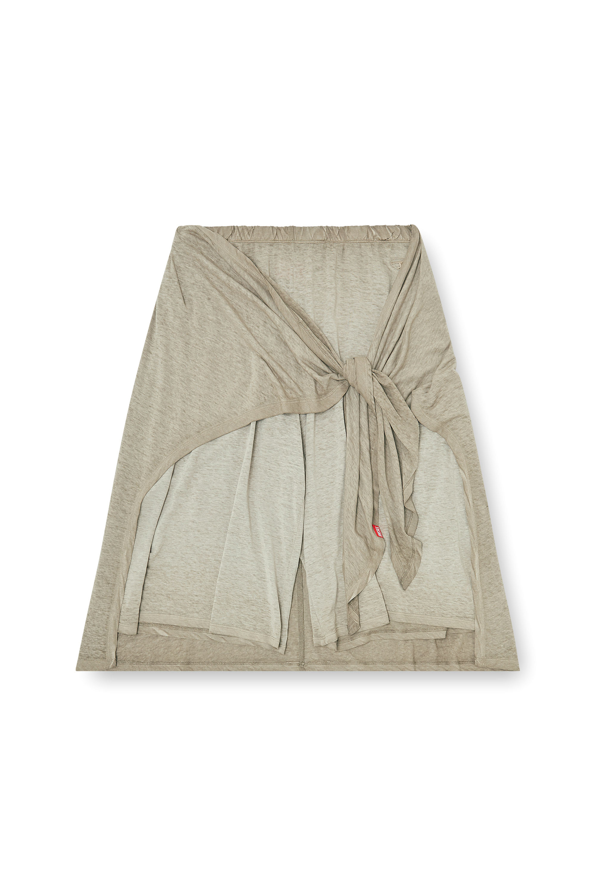 Diesel - P-RALYA, Bermuda in canapa e cotone con dettaglio a portafoglio Donna in Verde - 3