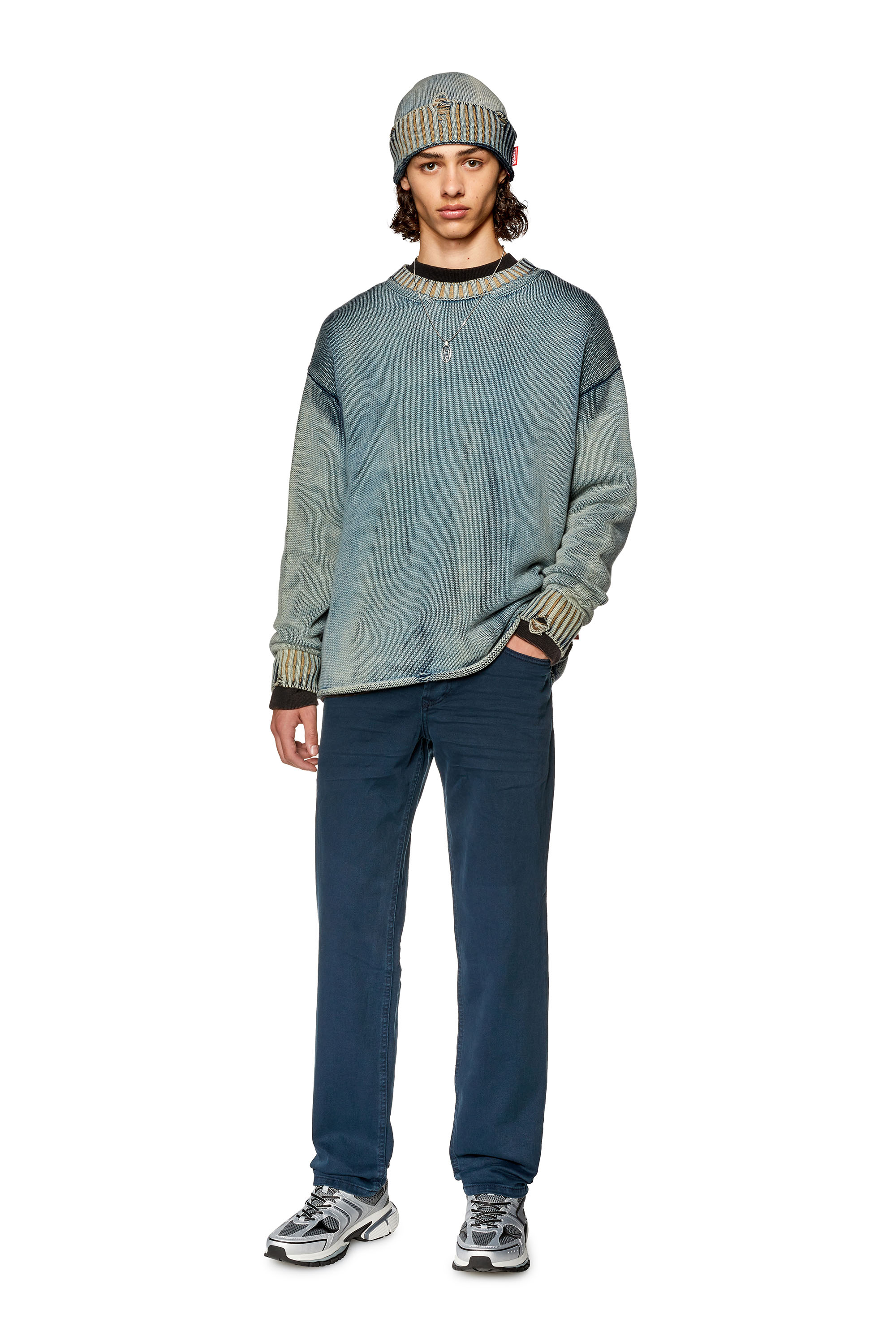 Diesel - Tapered Jeans 2023 D-Finitive 0QWTY, Bleu Foncé - Image 4