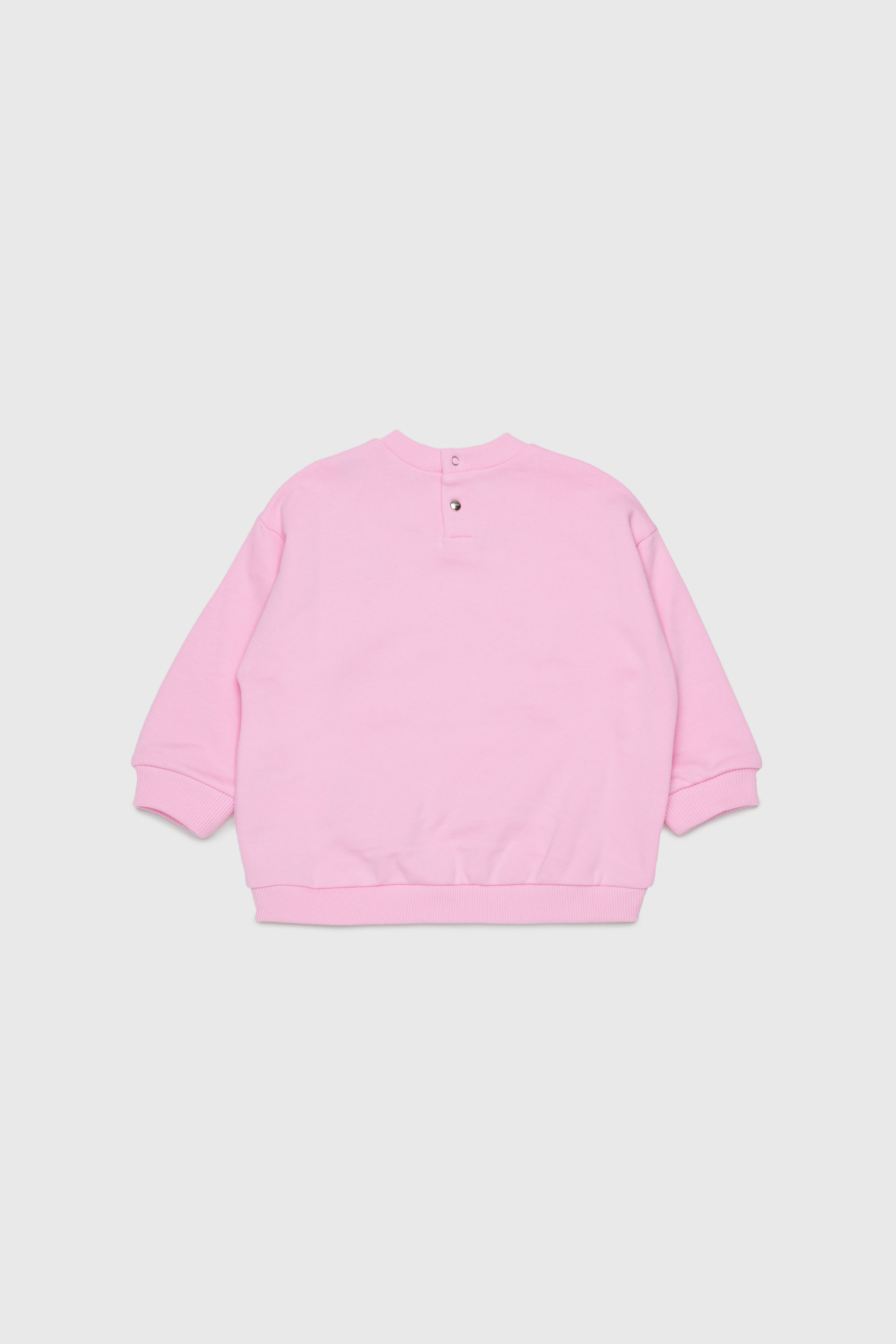 Diesel - SROSEB, Sweat-shirt en coton avec imprim&eacute; rose Femme in Rose - 2