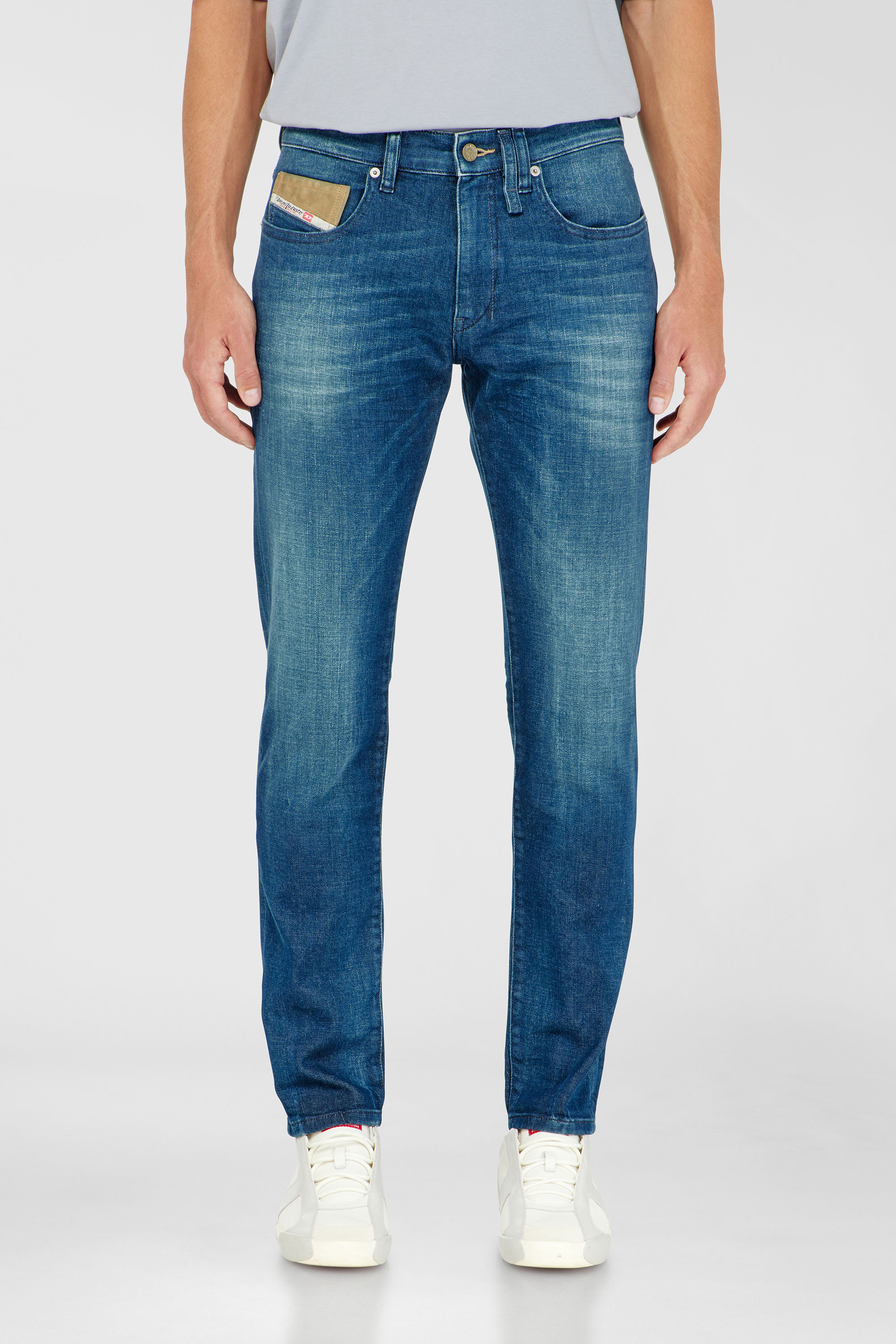 Diesel - Slim Jeans 2019 D-Strukt 0PBBZ Uomo, Blu medio - Image 4
