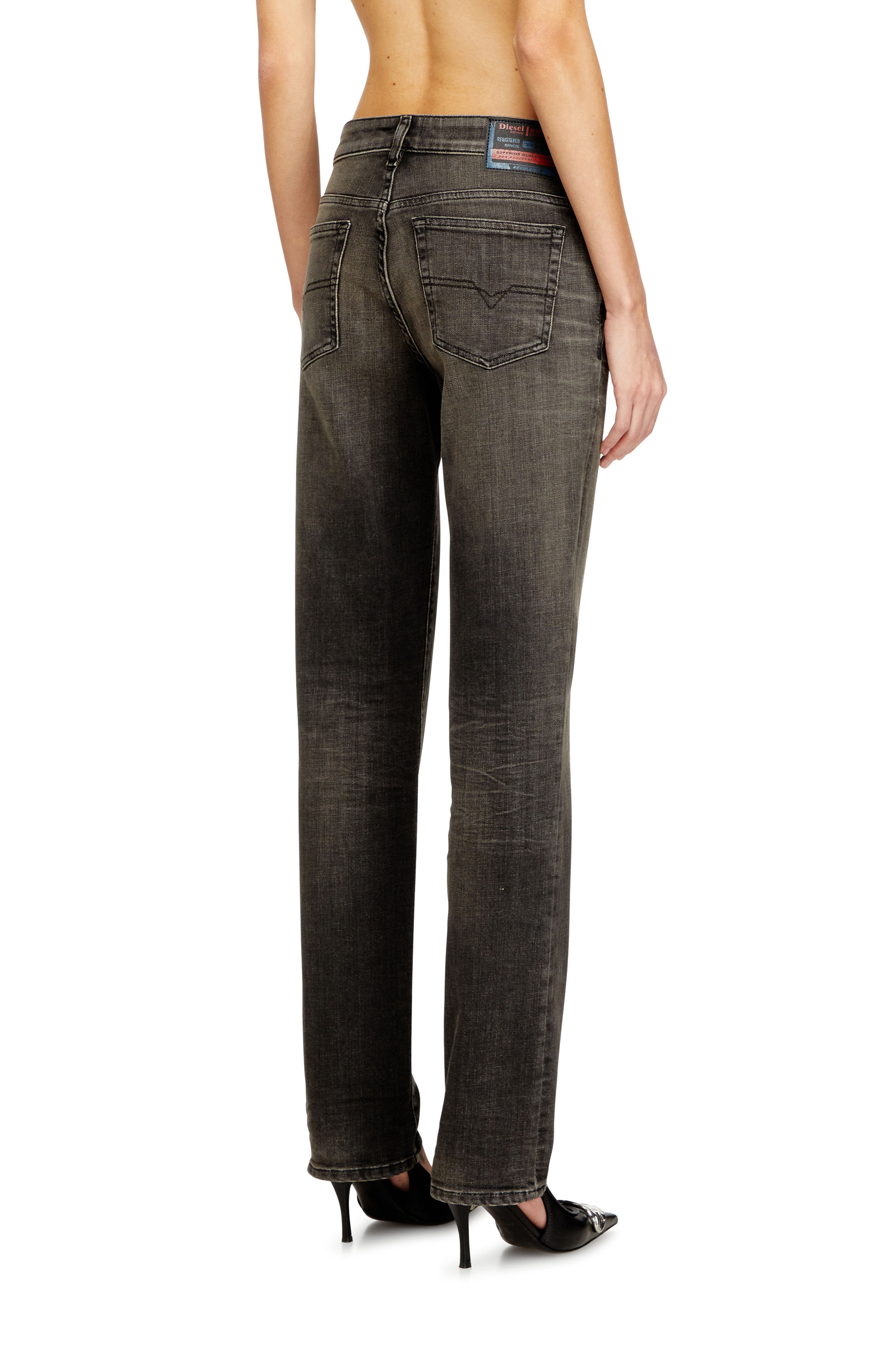 Diesel - Regular Jeans 1989 D-Mine 09N58 Femme, Gris - Image 3
