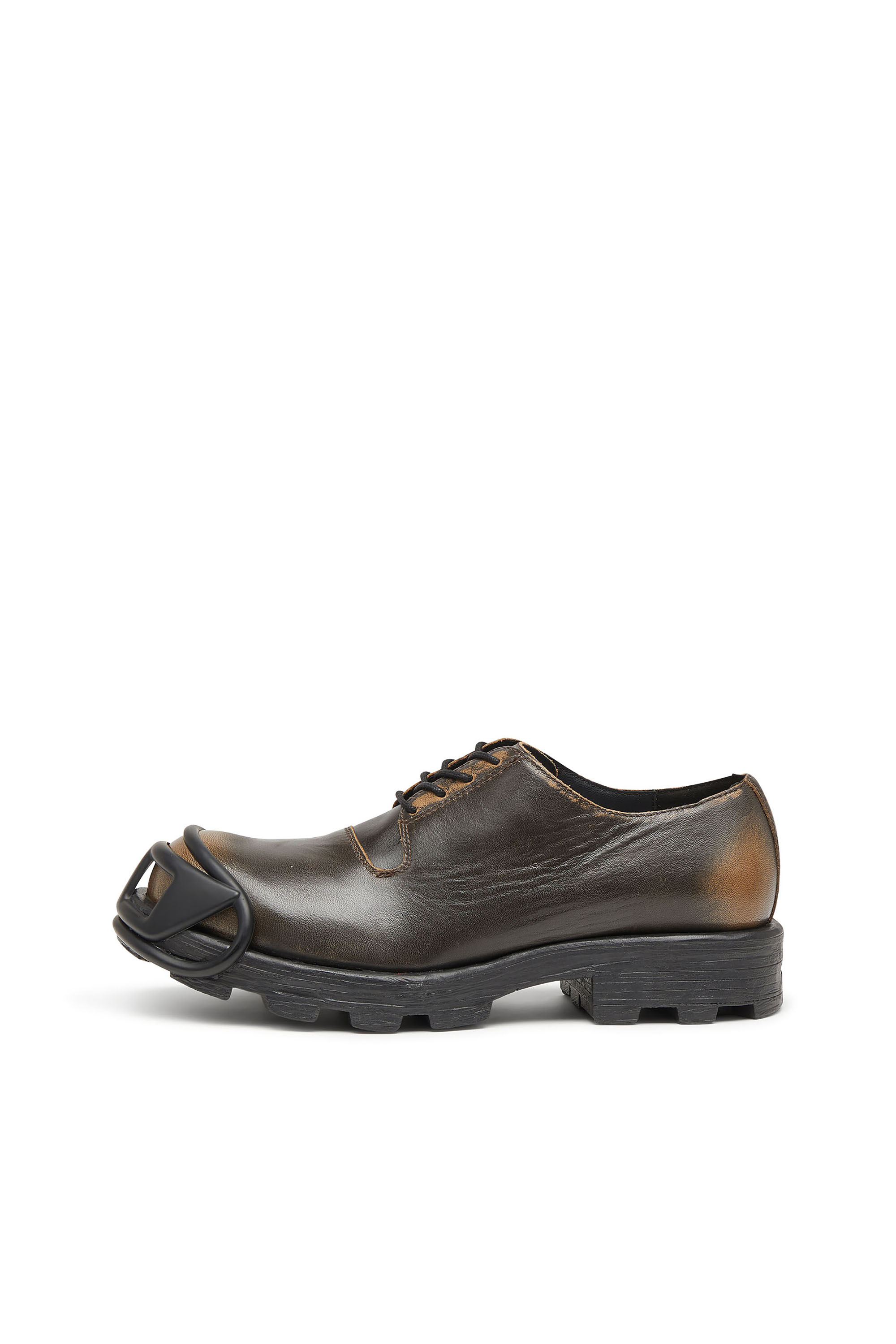 Diesel - D-HAMMER SO D, D-Hammer-Chaussures derby  en cuir bross&eacute; Homme in Marron - 2