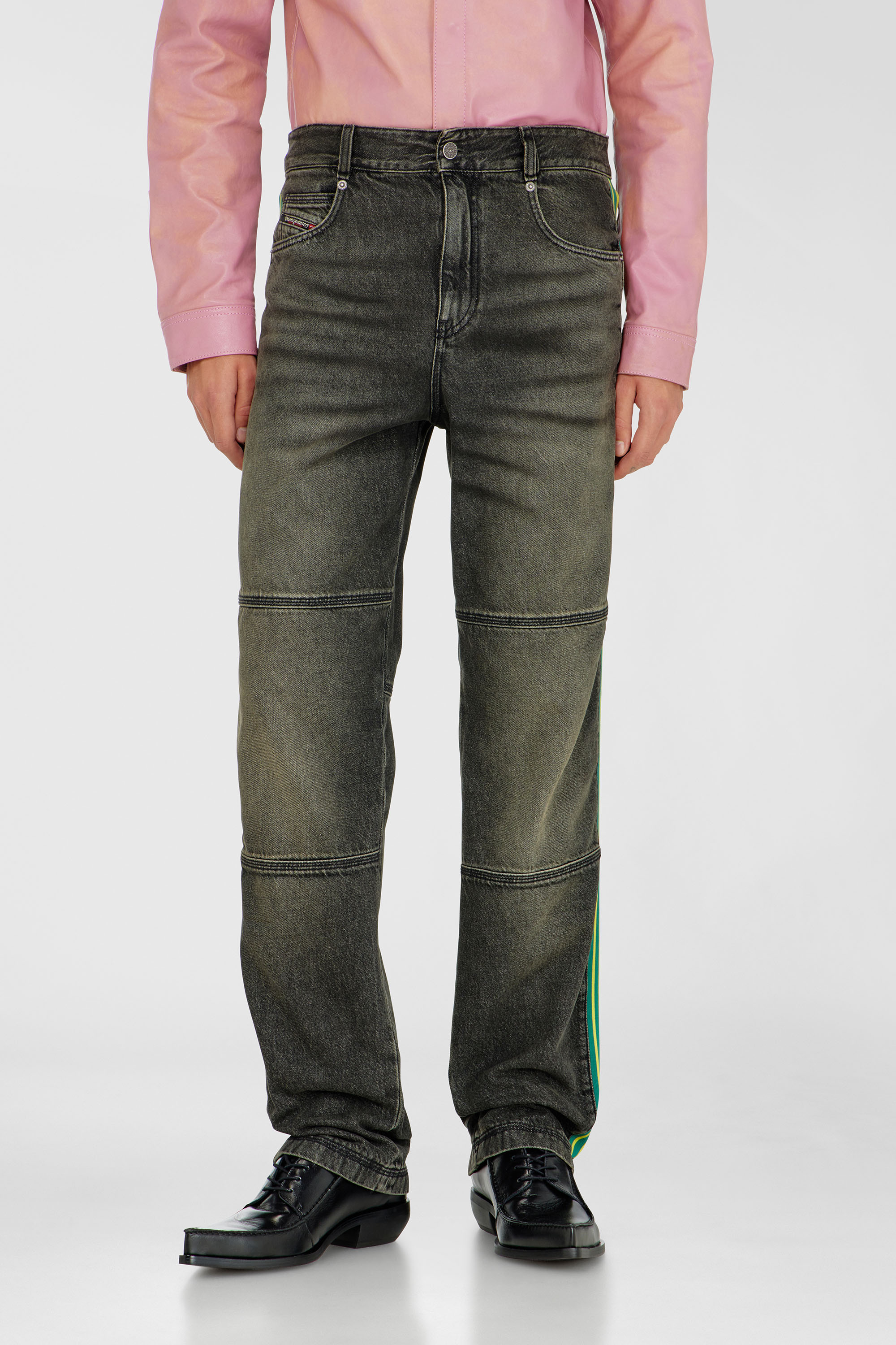 Diesel - Regular Jeans D-Arbus 0DBEZ Homme, Noir/Gris fonc&eacute; - Image 4