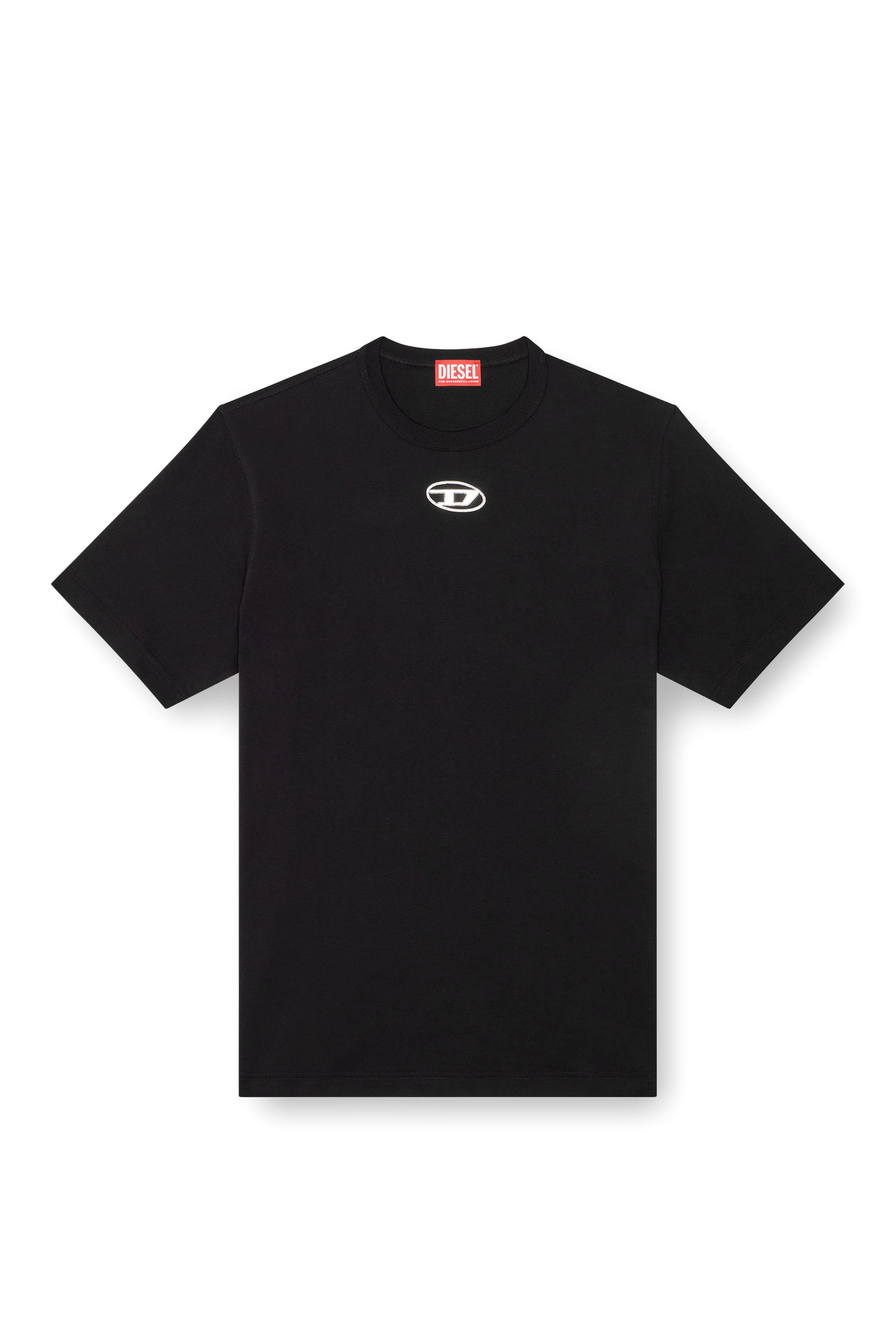 Diesel - T-JUST-OD, Uomo T-shirt con logo stampato a iniezione in Nero - Image 3