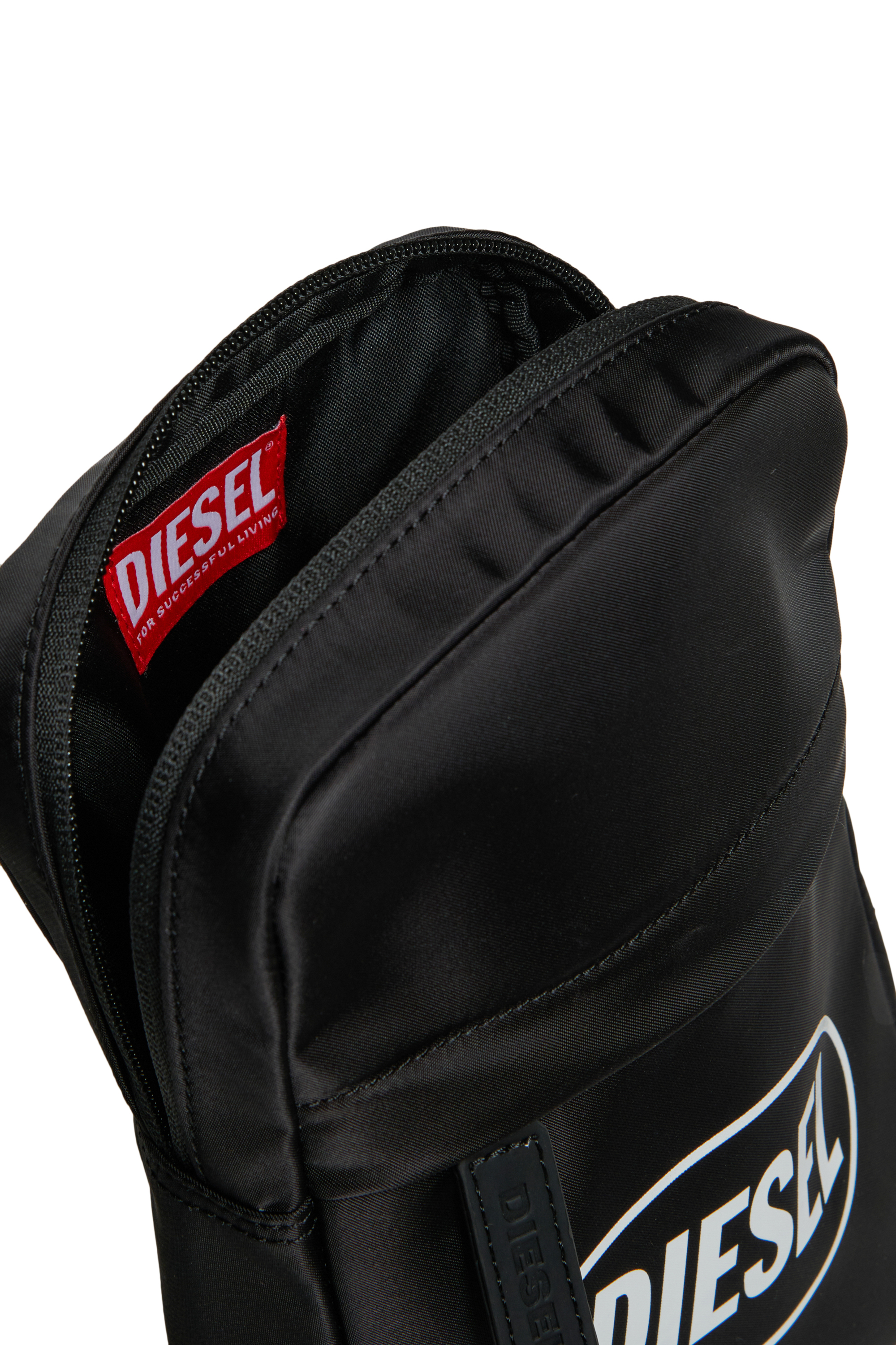 Diesel - WARREN, Herren WARREN Nylon-Tasche mit Logodruck in Schwarz - 5