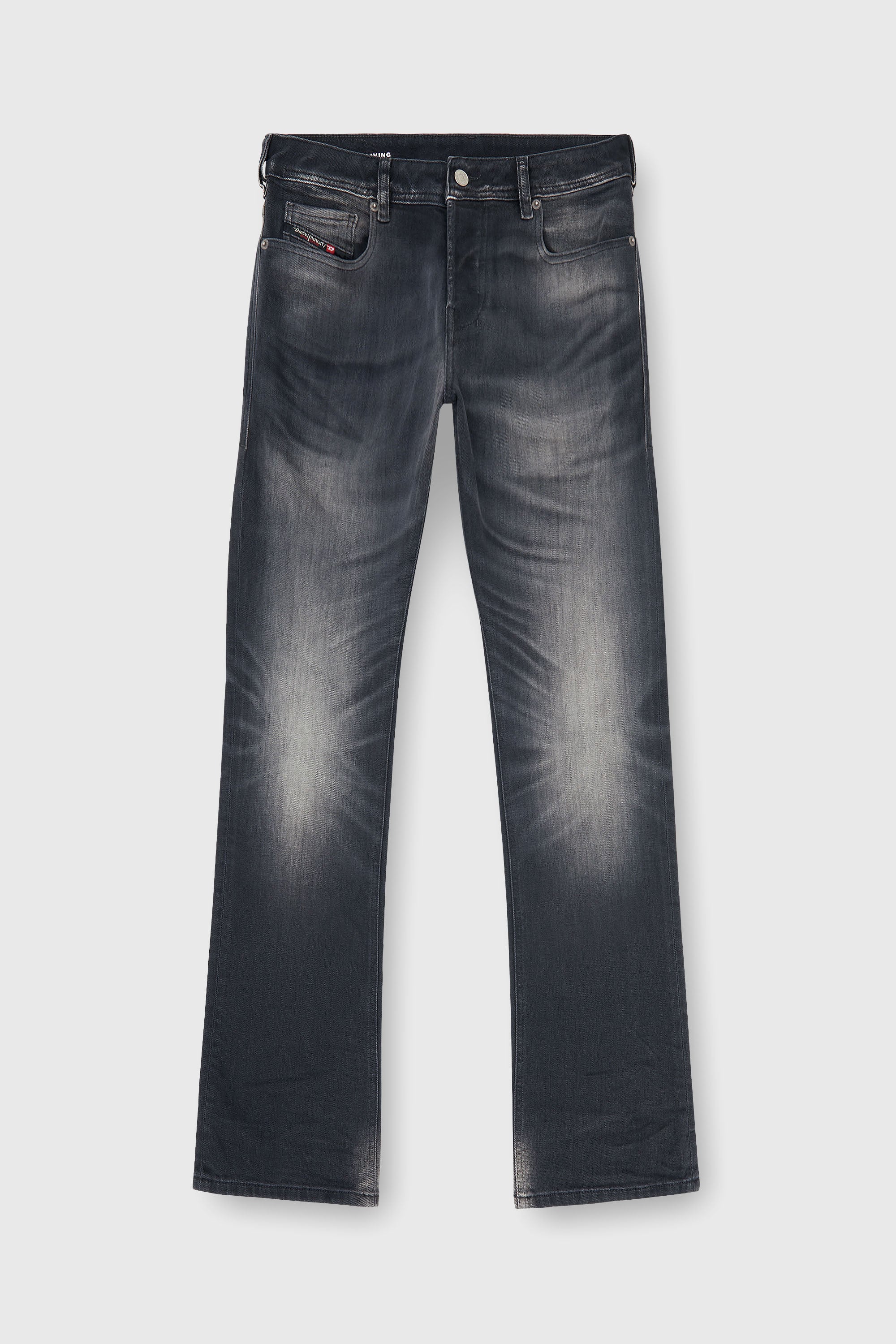 Diesel - Bootcut Jeans 2007 Zatiny 09P38 Uomo, Nero/Grigio scuro - Image 2