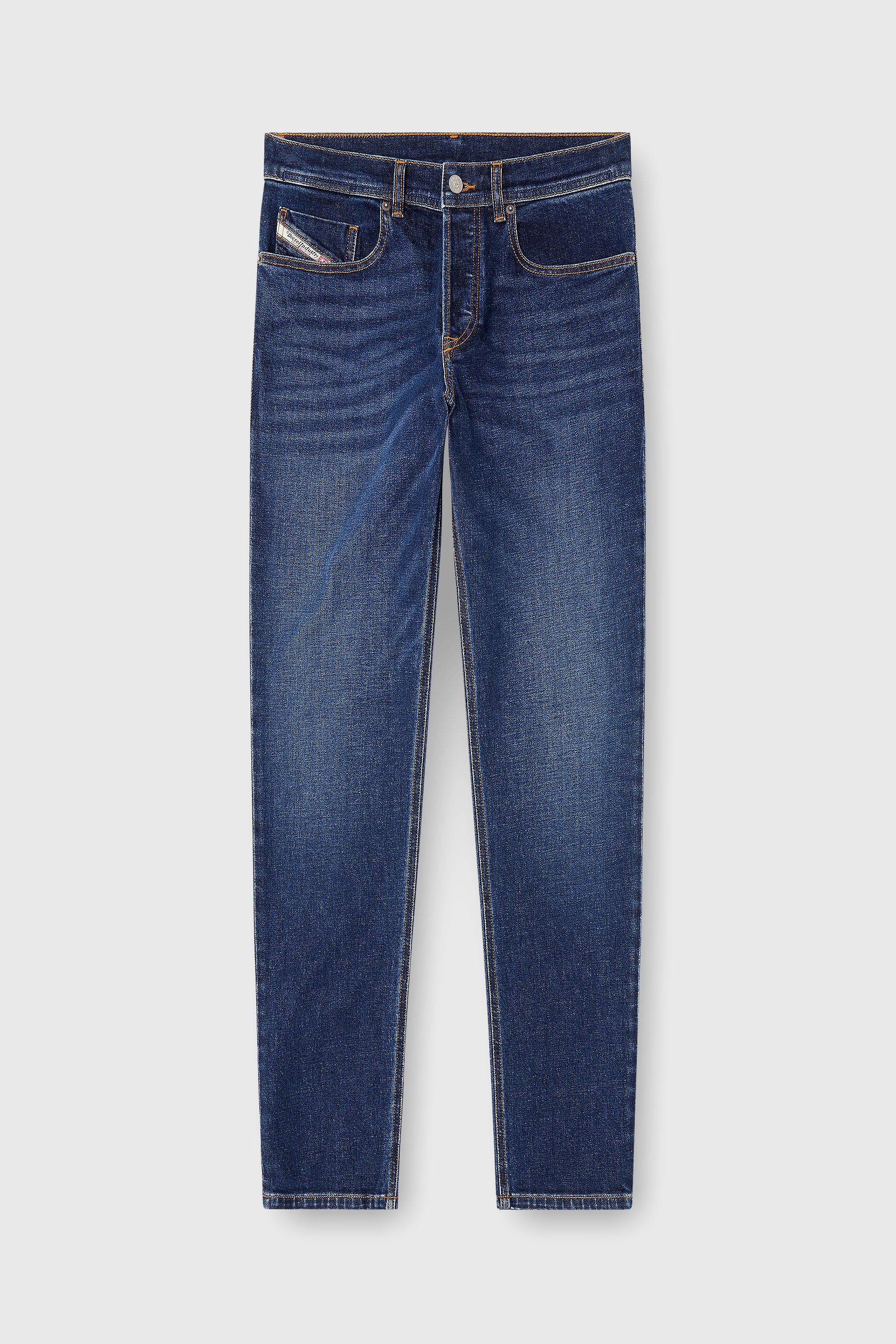 Diesel - Regular Jeans 2023 D-Finitive 0ADBG Homme, Bleu moyen - Image 2