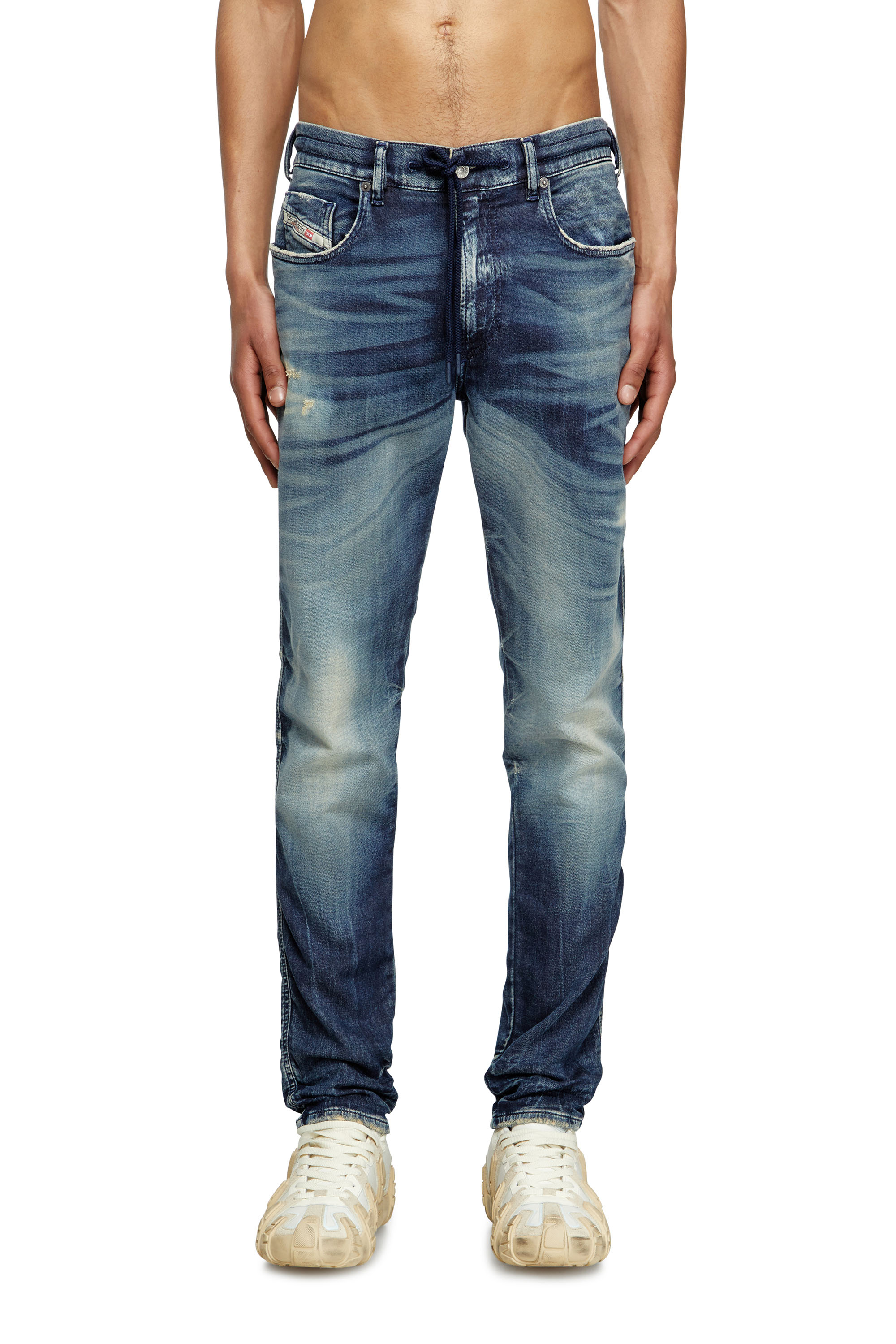 Diesel - Herren Slim 2060 D-Strukt Joggjeans® 068RZ, Dunkelblau - 1