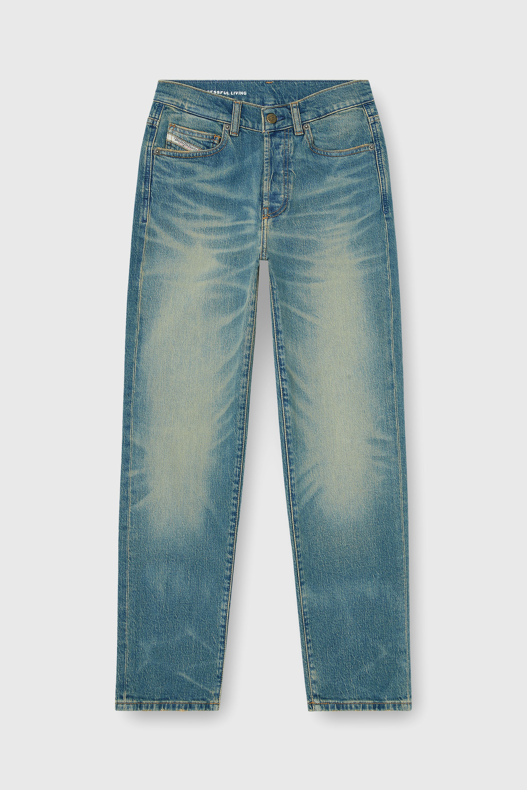Diesel - Regular Jeans 1981 D-Went 0KBBP Femme, Bleu moyen - Image 2