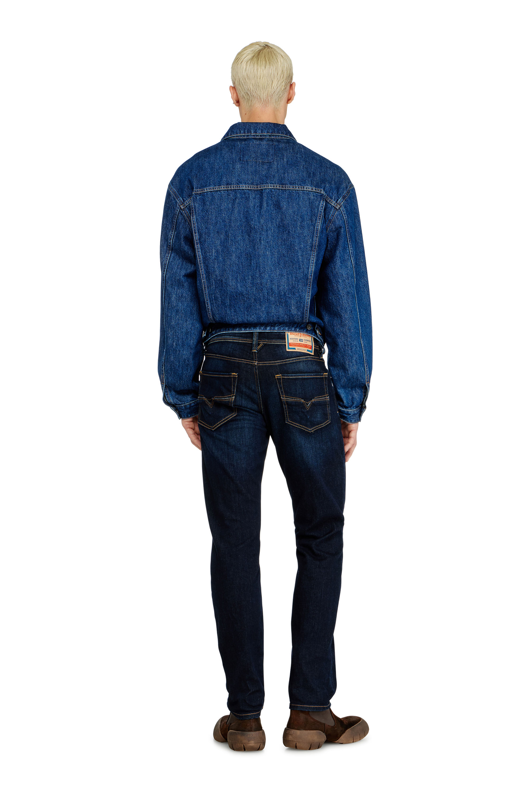 Diesel - Regular Jeans 1986 Larkee-Beex 09Q15 Homme, Bleu Fonc&eacute; - Image 3