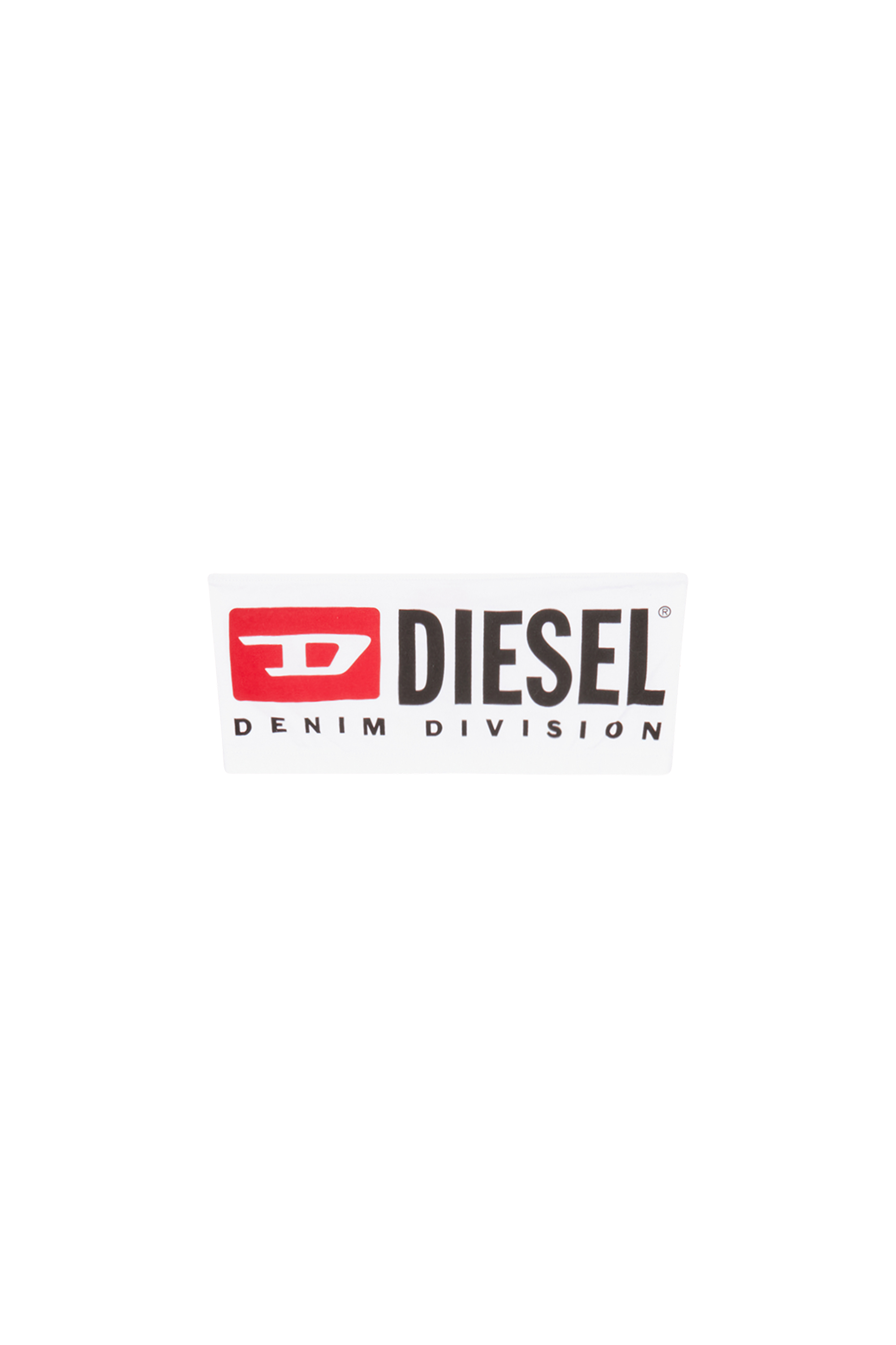 Diesel - UFSB-MELANIE, Reggiseno a fascia con maxi logo Donna in Bianco - 4