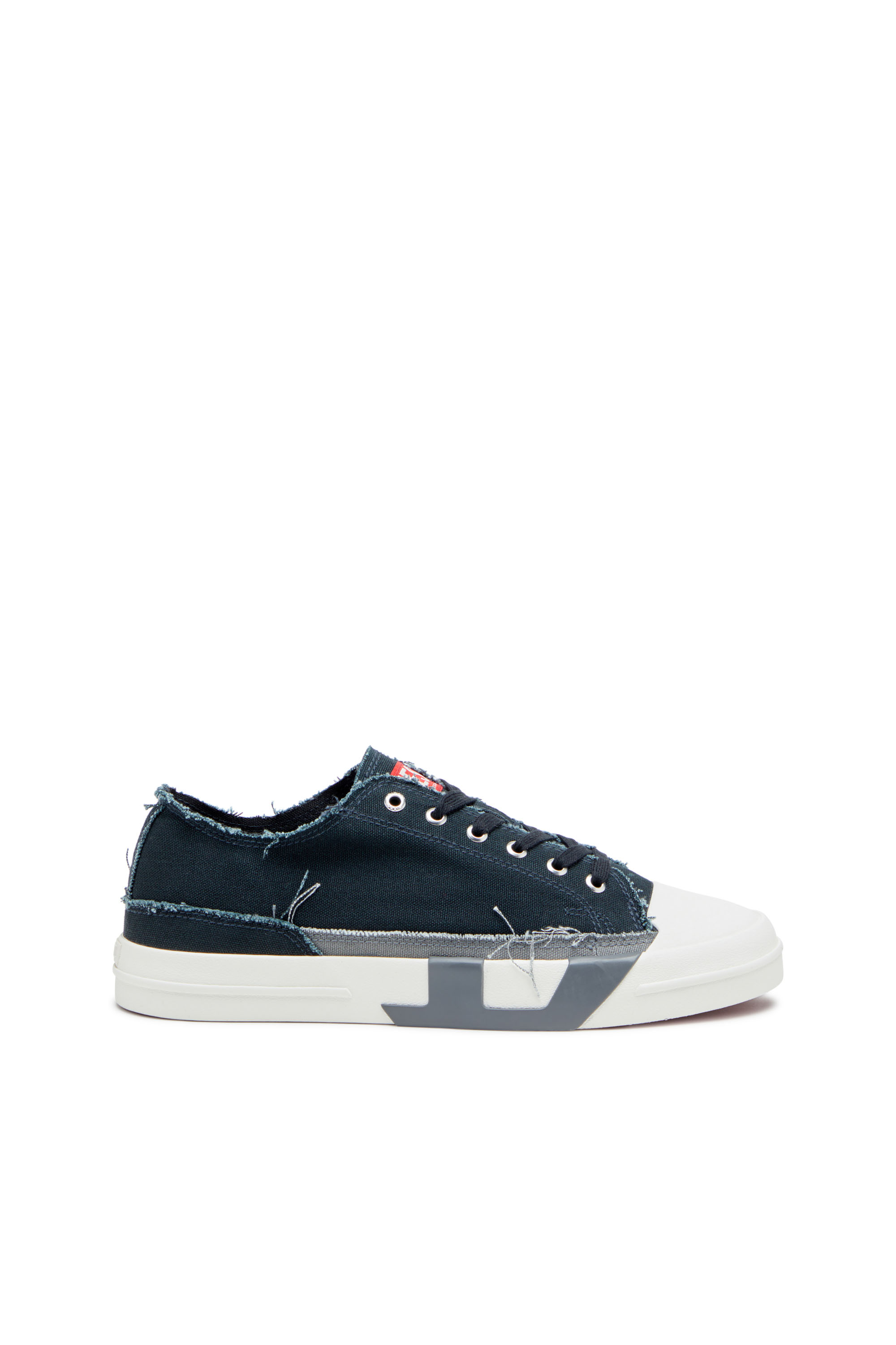 Diesel - S-D-VERSE LOW, S-D-Verse-Sneaker in canvas sfrangiato Uomo in Multicolor - 1