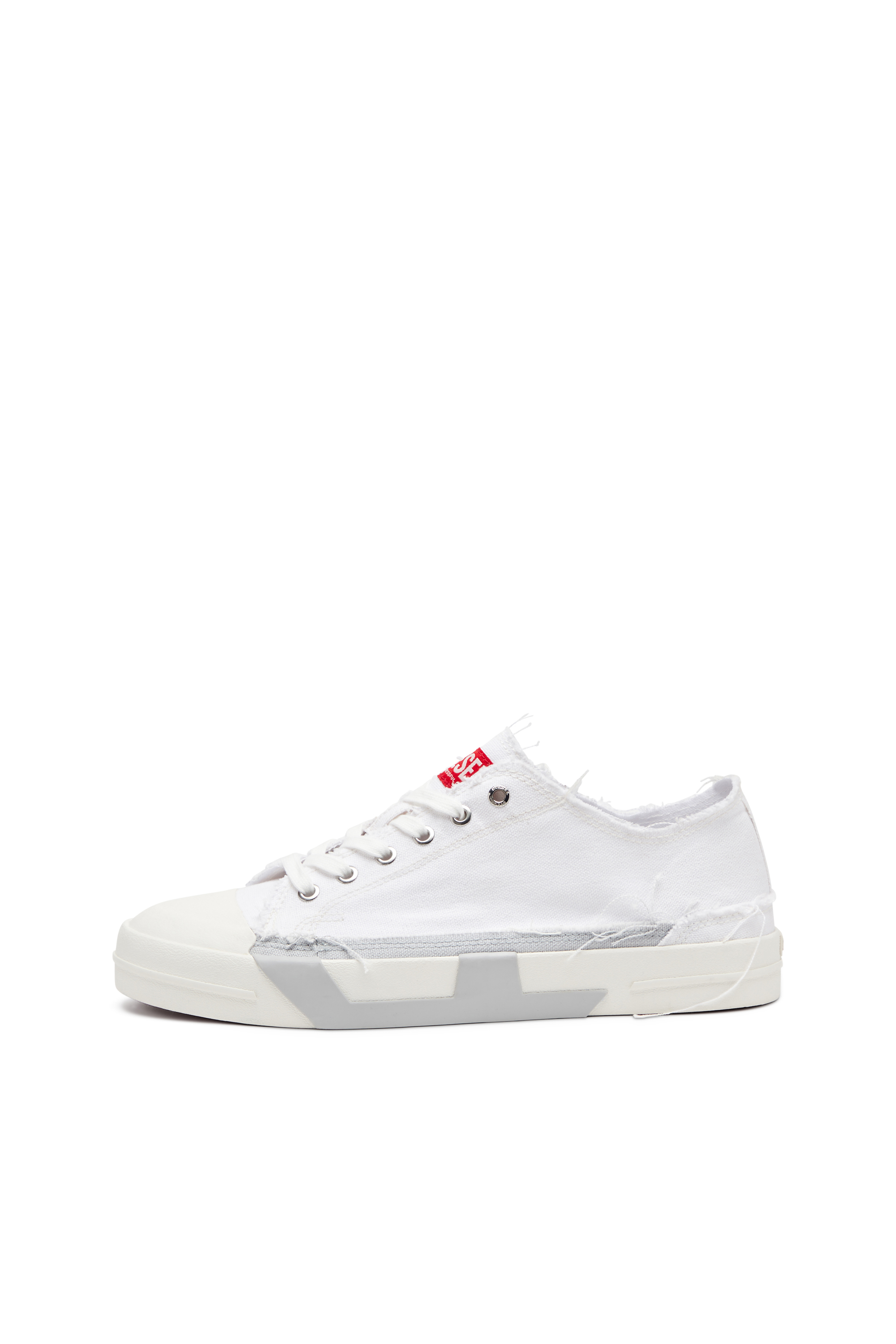 Diesel - S-D-VERSE LOW W, S-D-Verse-Baskets en toile effilochée Femme in Polychrome - 7