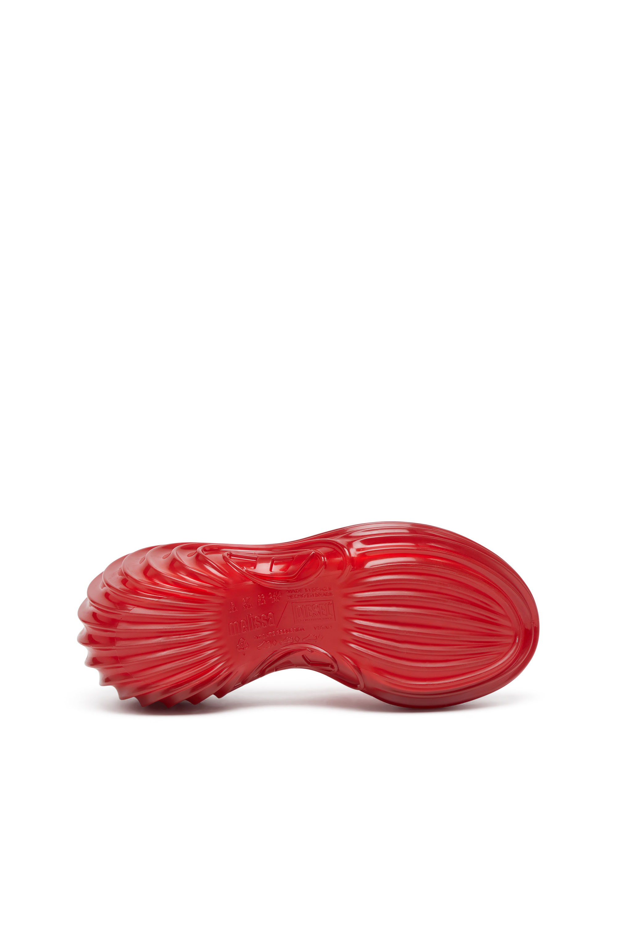 Diesel - MELISSA QUANTUM PLATFORM, Damen Plateau-Pantolette aus Melflex® in Rot - 5