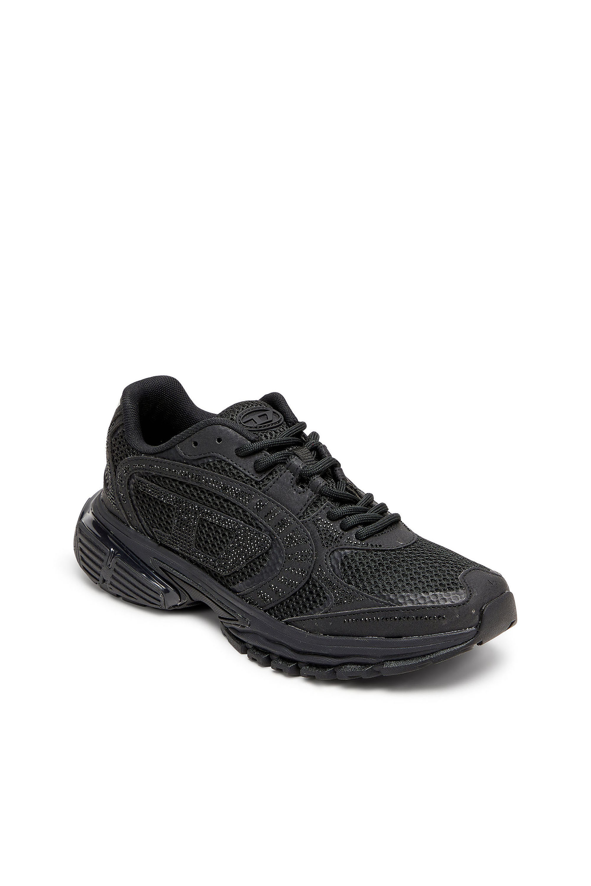 Diesel - S-PRO-V-DENSE LOW W, S-Pro-V-Dense - Sneakers in mesh con cristalli Donna in Nero - 6