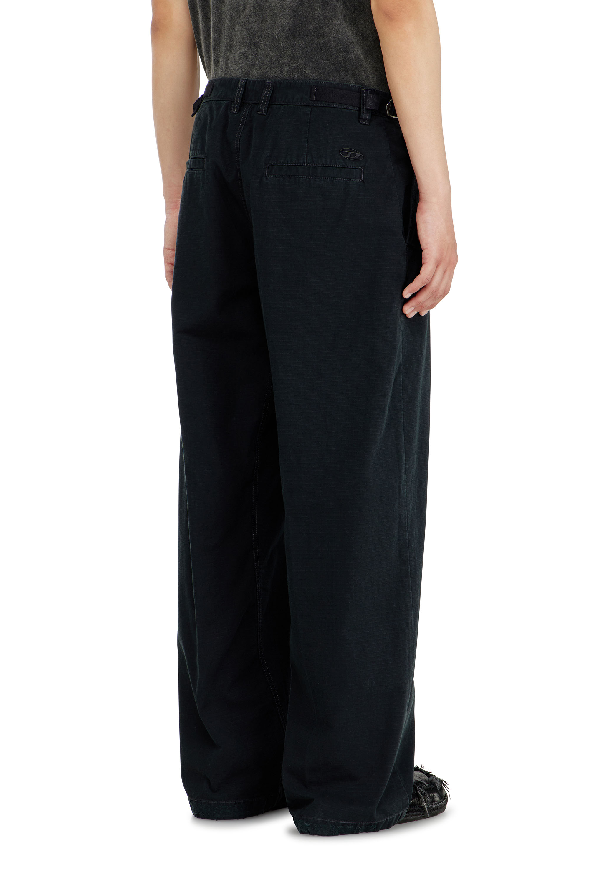 Diesel - P-BALL, Herren Baumwoll-Ripstop-Hose mit seitlichen Schnallen in null - 3