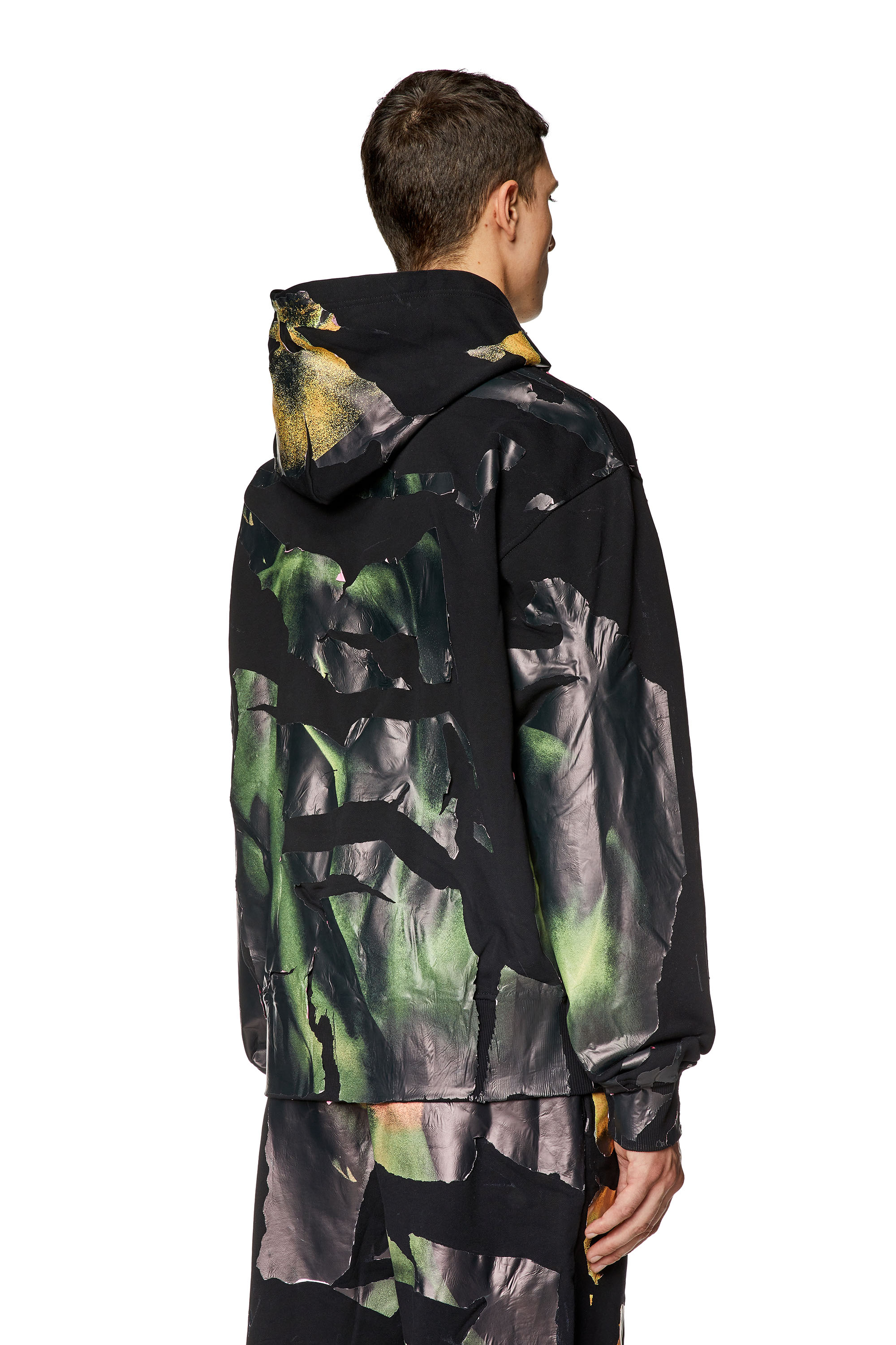 Diesel - S-MAC-HOOD-M1, Nero/Arancione - Image 4