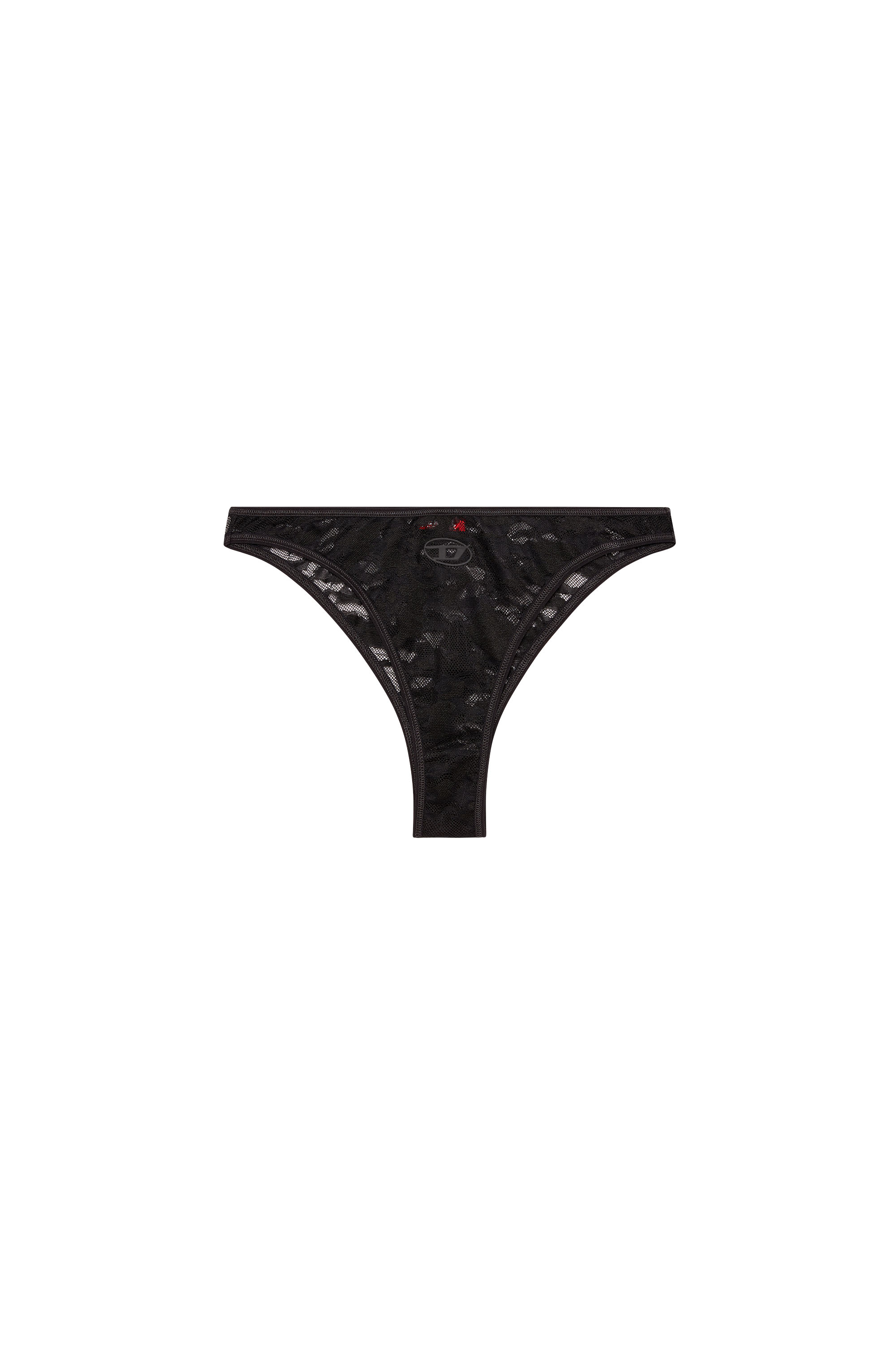 Diesel - PUNCHY-UTLT, Damen Camouflage-Spitzen-Briefs in Schwarz - 4
