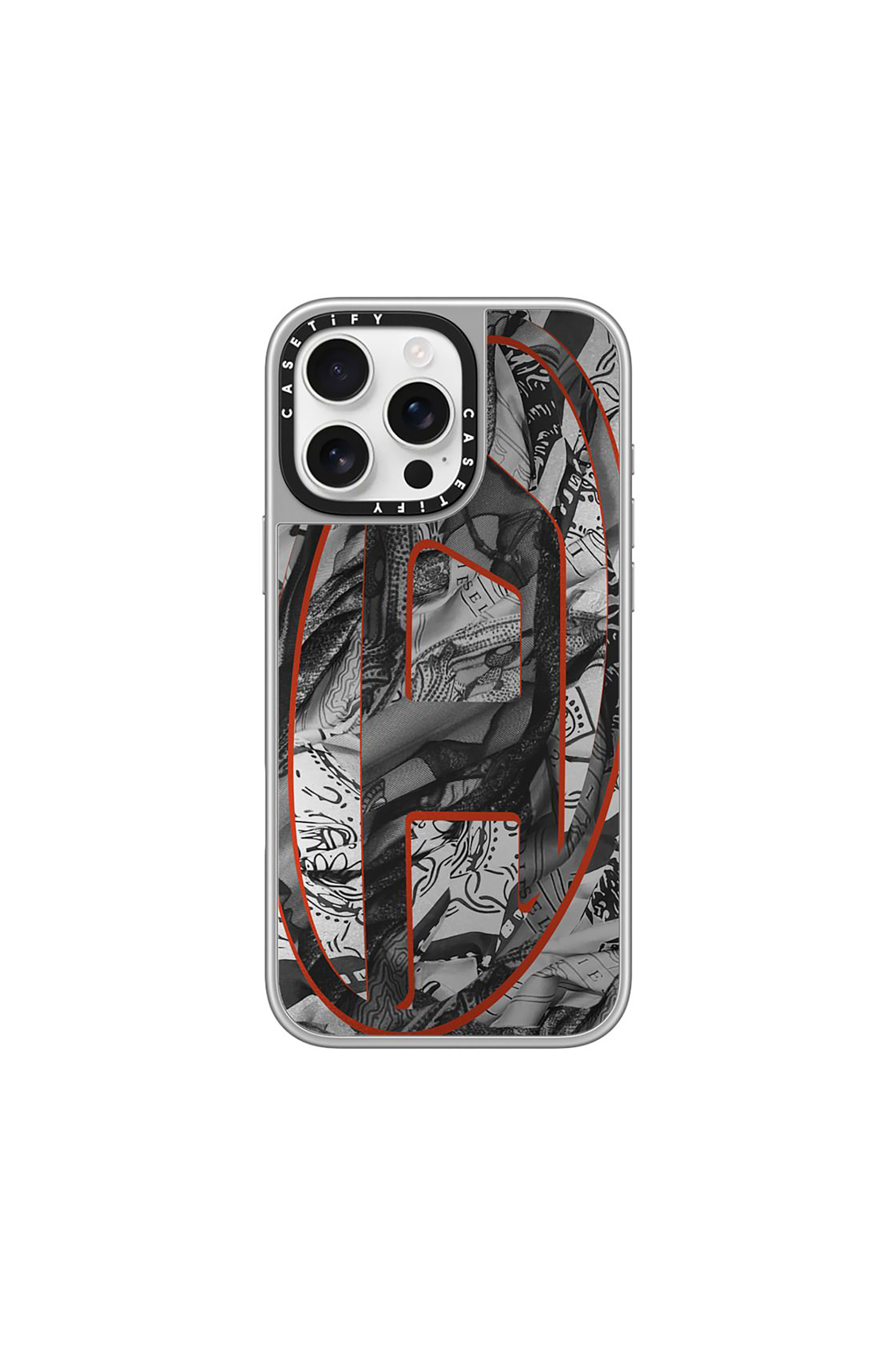 Diesel - 60339 CASETIFY MOULDED CASE, Coque MagSafe Bandana iPhone 16 Pro Max Mixte in Polychrome - 1