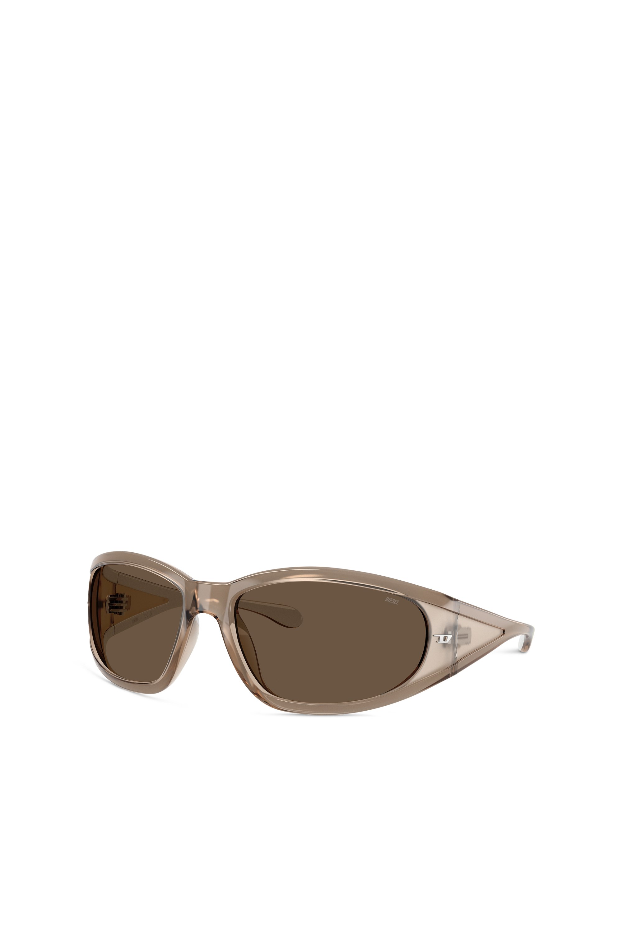 Diesel - 0DL3002, Occhiale in acetato con forma rettangolare Unisex in Marrone - 4