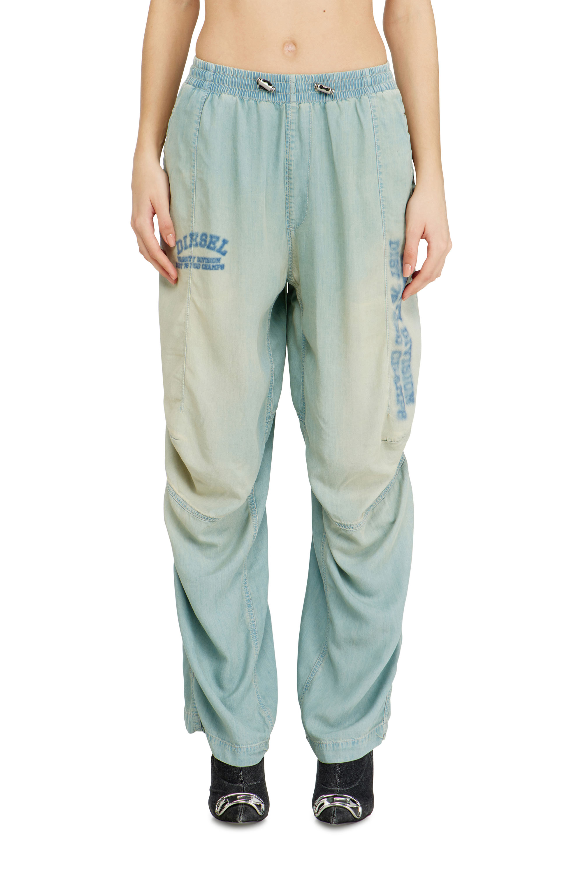 Diesel - Relaxed Jeans D-Pari 0ADCF Unisex, Blu Chiaro - Image 5