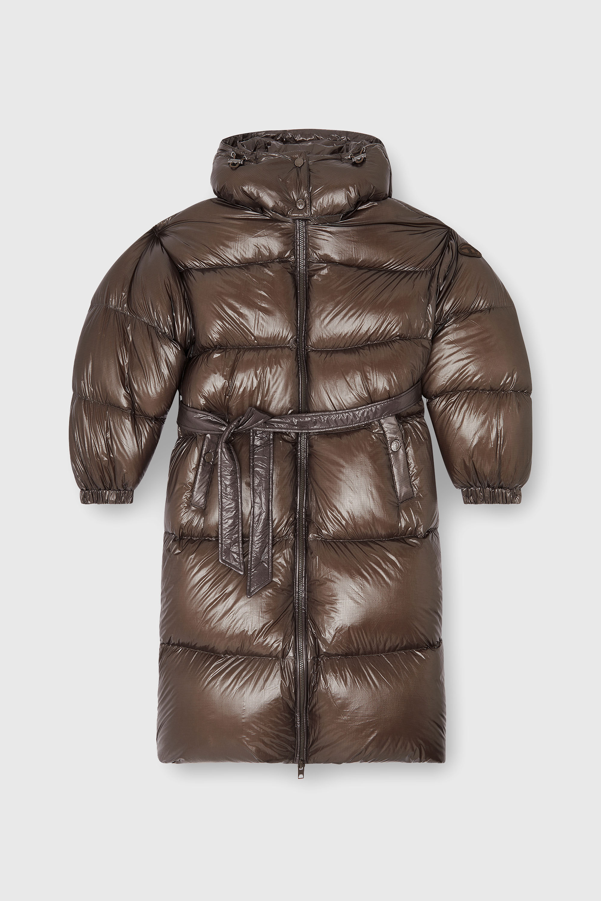 Diesel - W-ISHER, Doudoune en ripstop ultra-l&eacute;ger Femme in Marron - 2