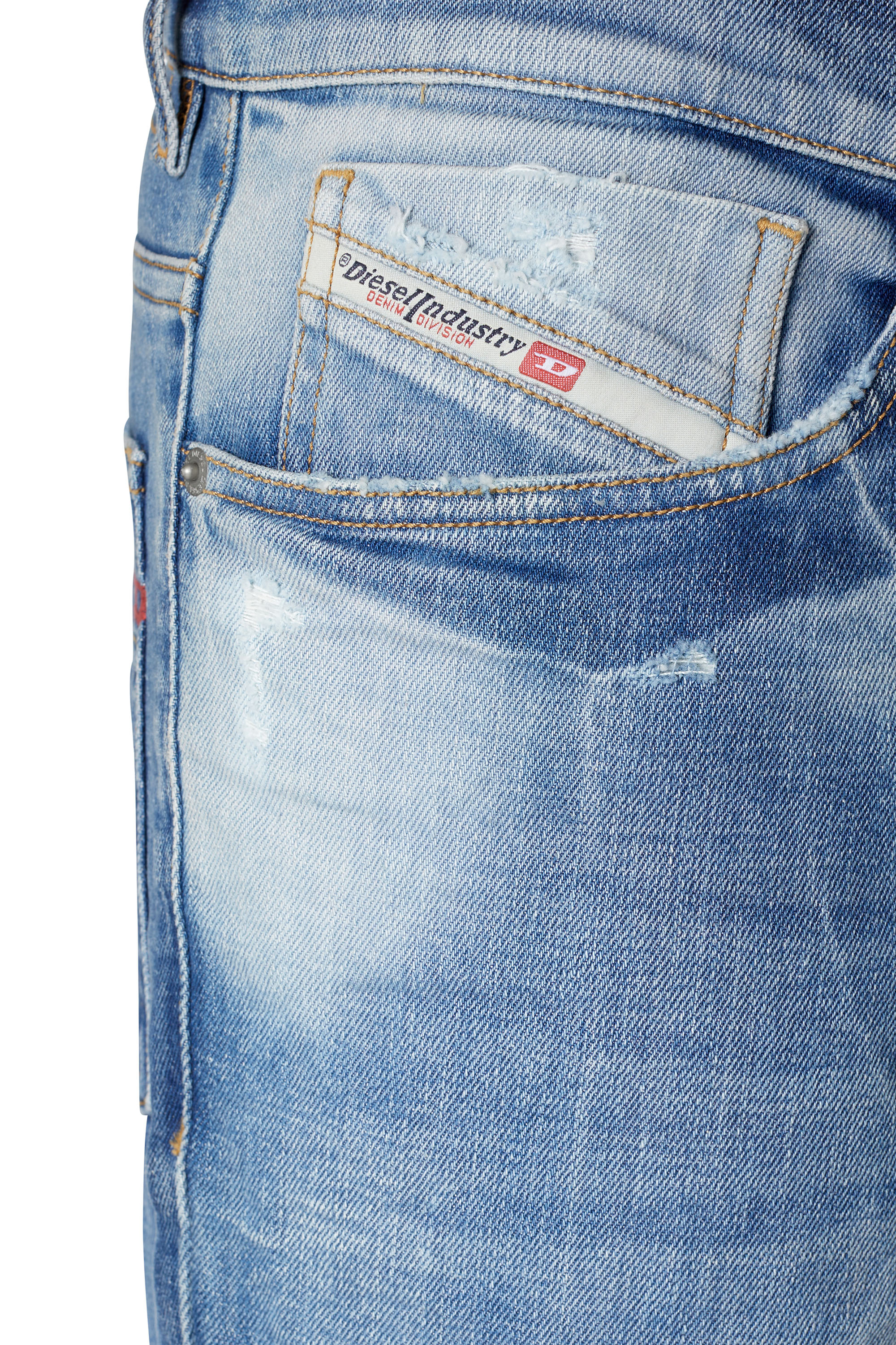 Diesel - 2005 D-FINING 09E16 Tapered Jeans, Blu medio - Image 4