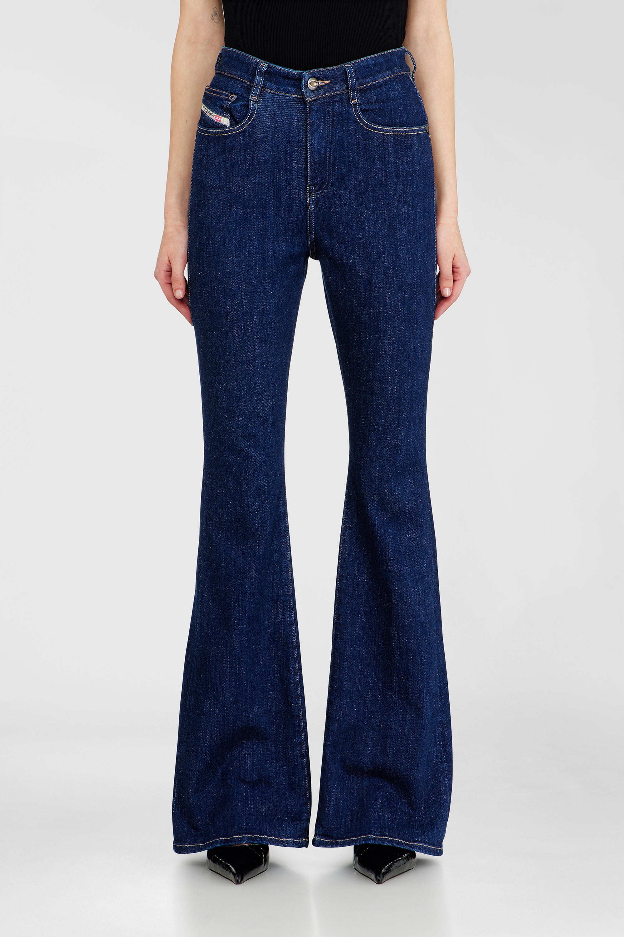 Diesel - Damen Bootcut Jeans 1973 D-Partt 09Q03, Dunkelblau - 1