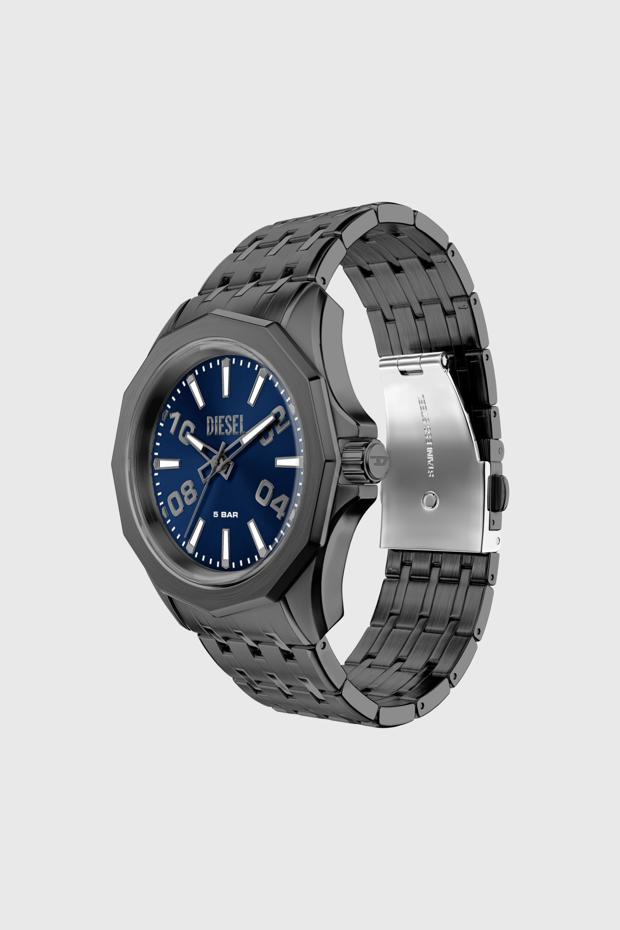 Diesel - DZ2238 WATCH, Orologio Stinger in acciaio gunmetal Uomo in Grigio - 2