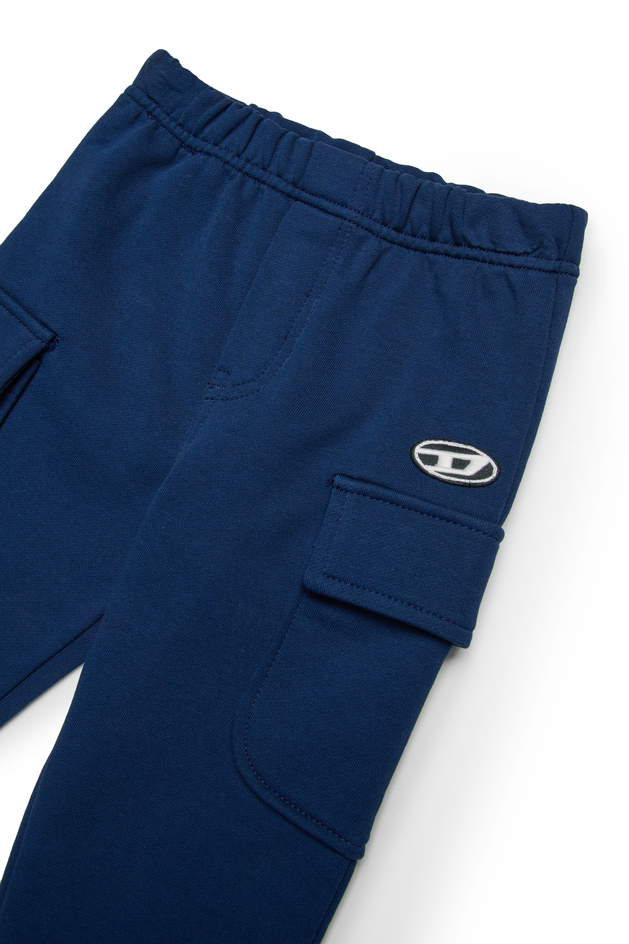 Diesel - PBERRIB, Herren Baumwollcargo-Hosen mit Logo in Blau - 3