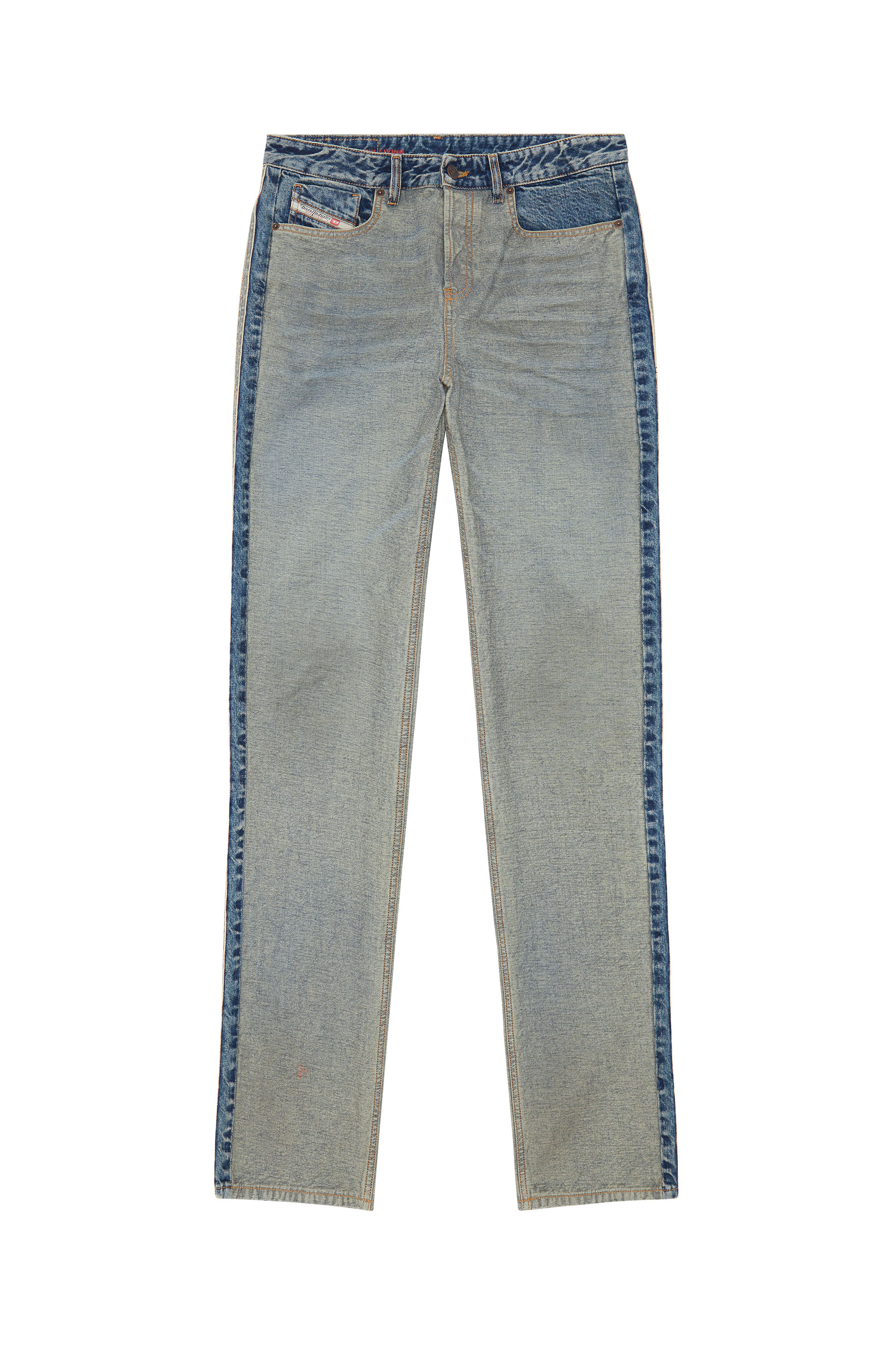 Diesel - 1955 D-Rekiv 007F4 Straight Jeans, Blu medio - Image 6