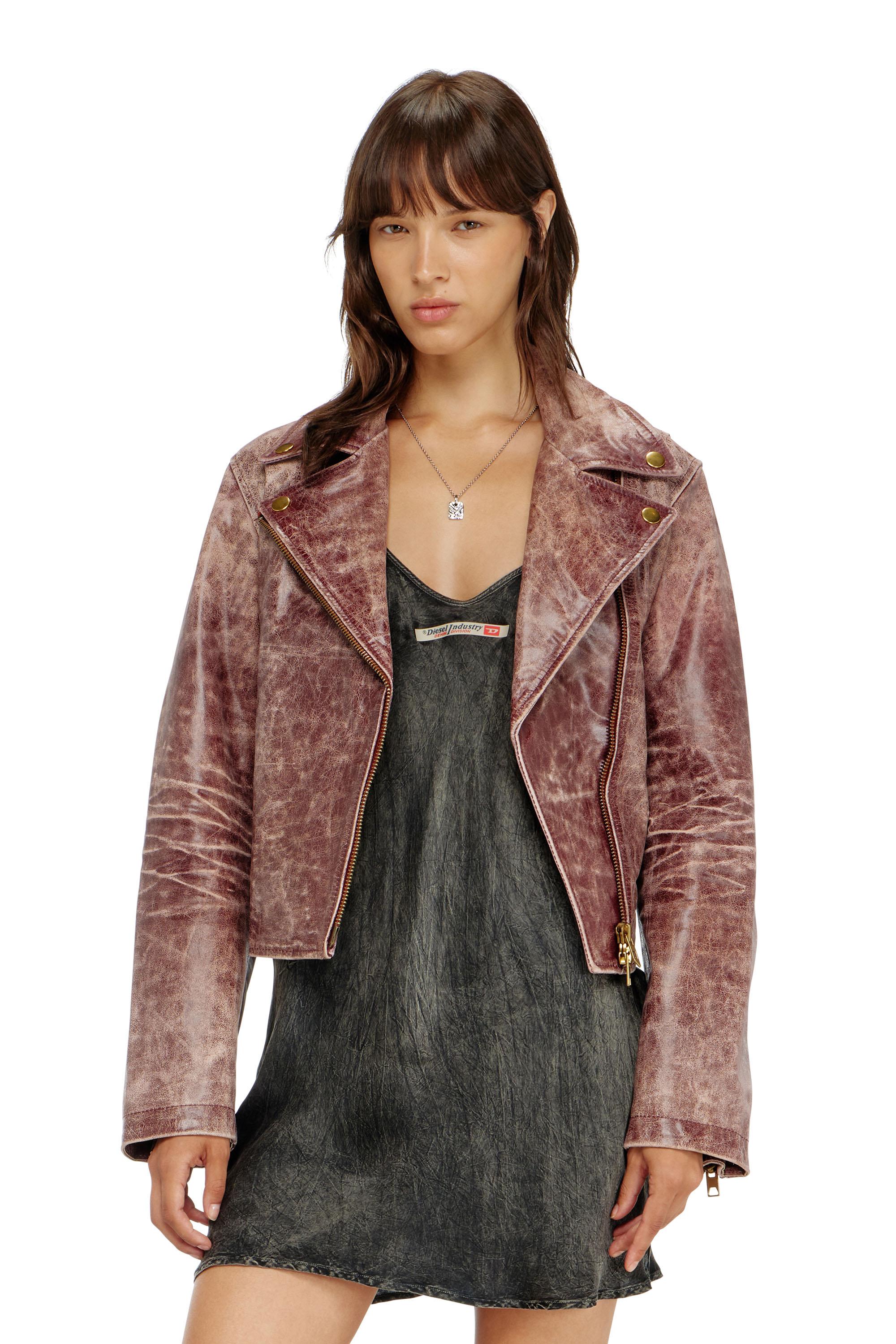 Diesel - CASSIDY-DNM, Damen Tr&auml;gerkleid aus Viskose mit Spaghettitr&auml;gern in null - 5