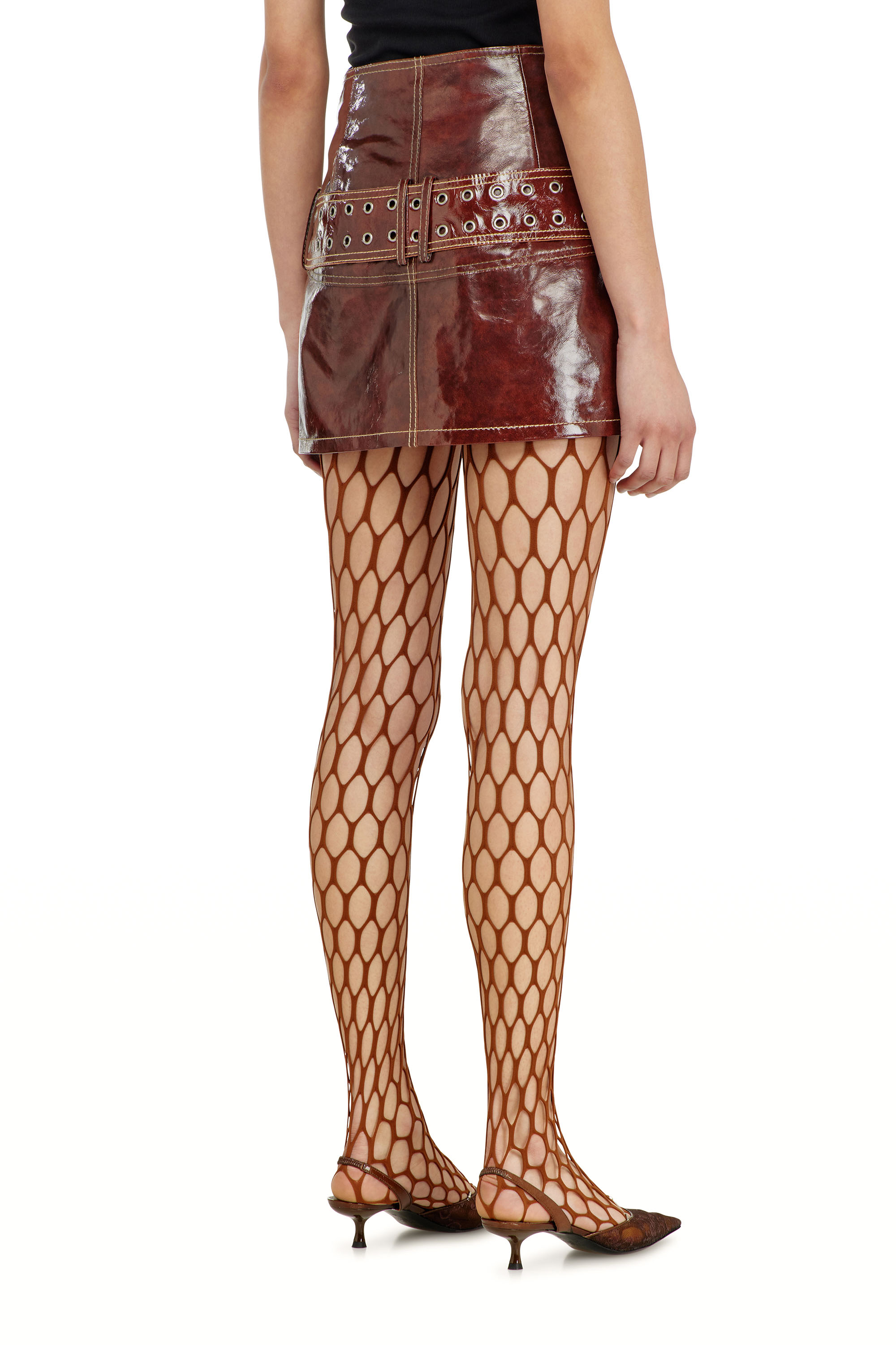 Diesel - L-EVANT, Minigonna in vernice con cintura Donna in ToBeDefined - 3