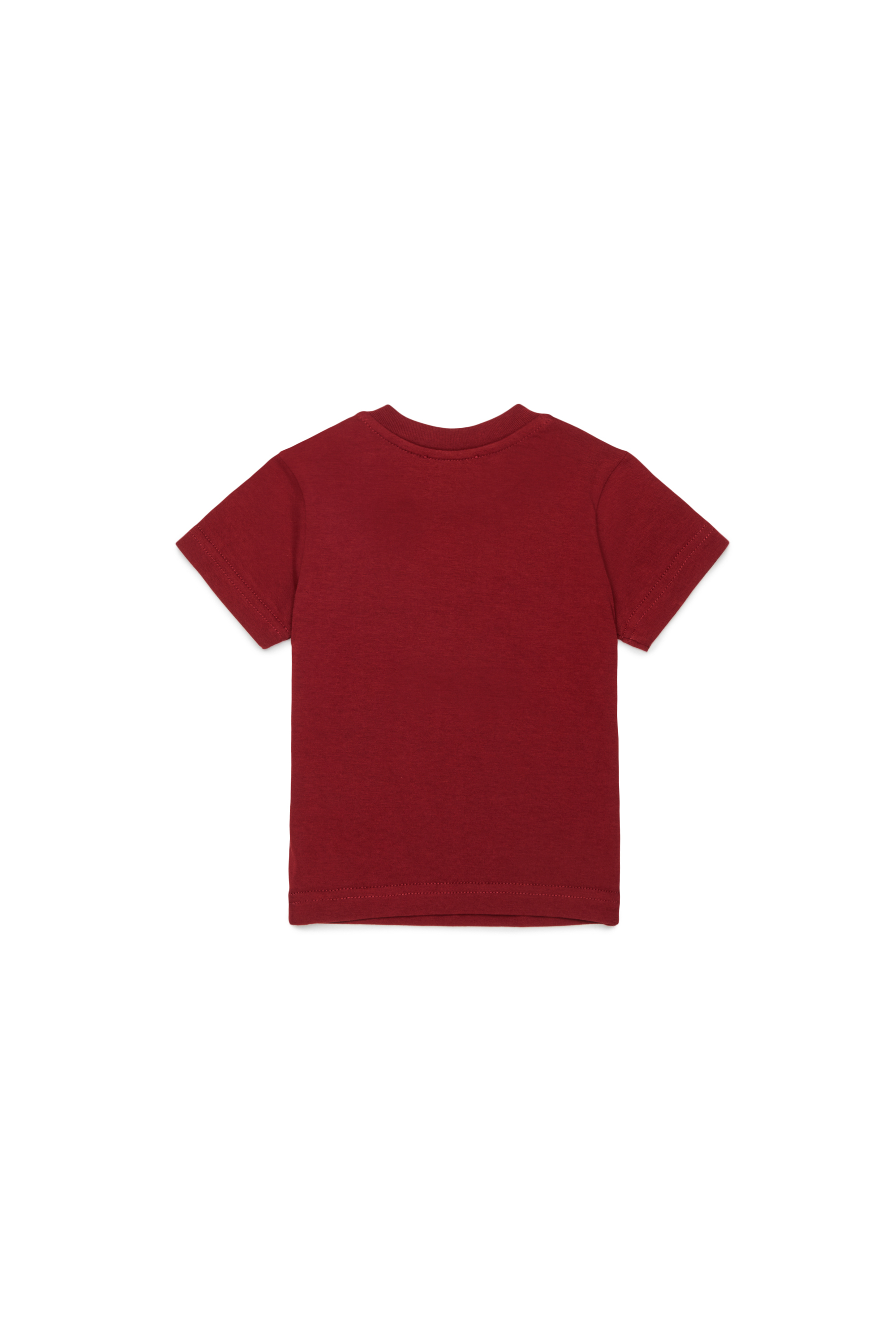 Diesel - TIELB, T-shirt en coton avec imprim&eacute; Oval D Homme in Rouge - 2