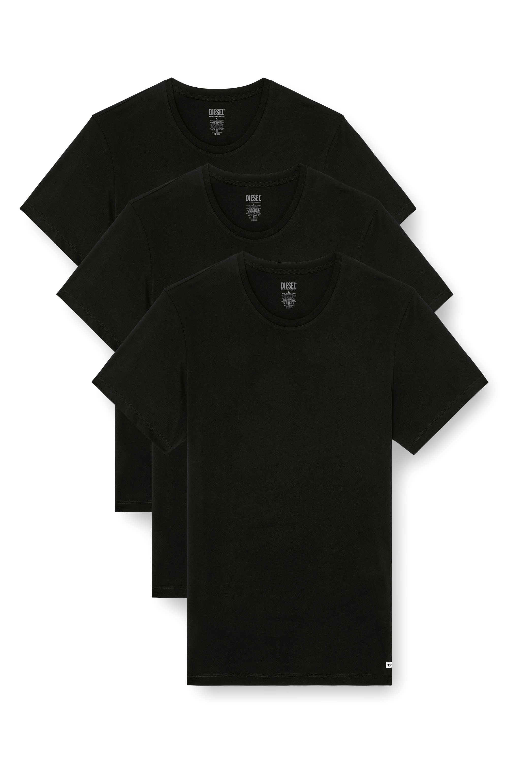 Diesel - RANDAL-D-BOX-3PACK, Herren T-Shirts im Dreierpack in Schwarz - 1