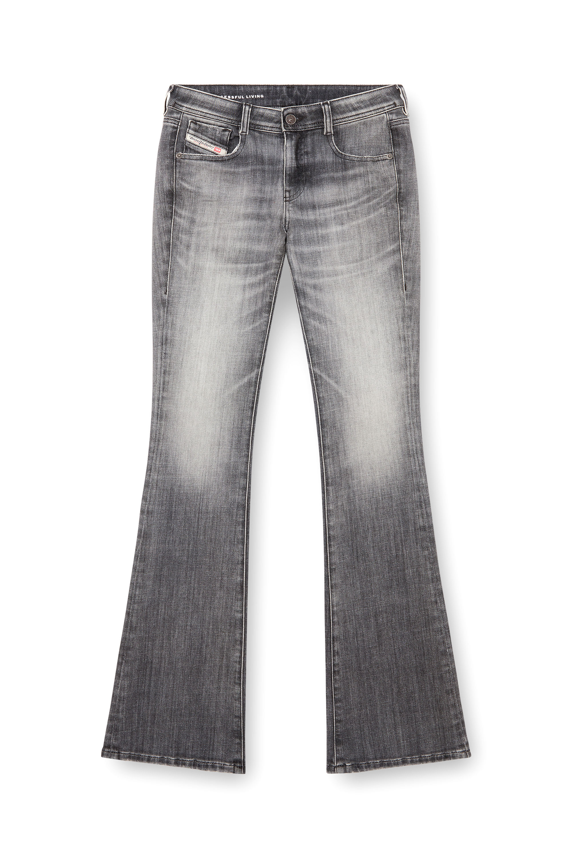 Diesel - Donna Bootcut and Flare Jeans 1969 D-Ebbey 09J29, Grigio - Image 5