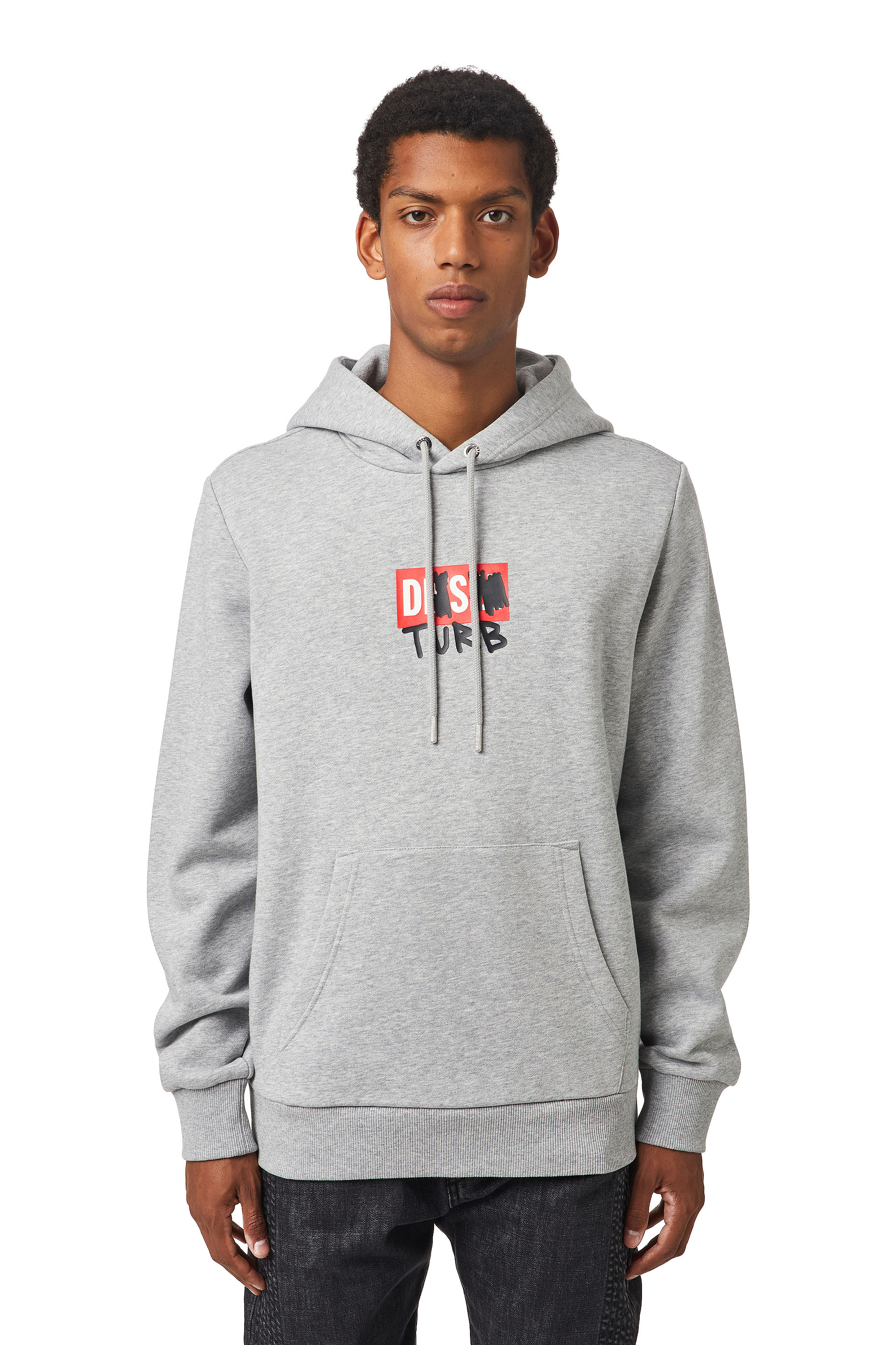 S-GIRK-HOOD-B8, Grigio Chiaro - Felpe