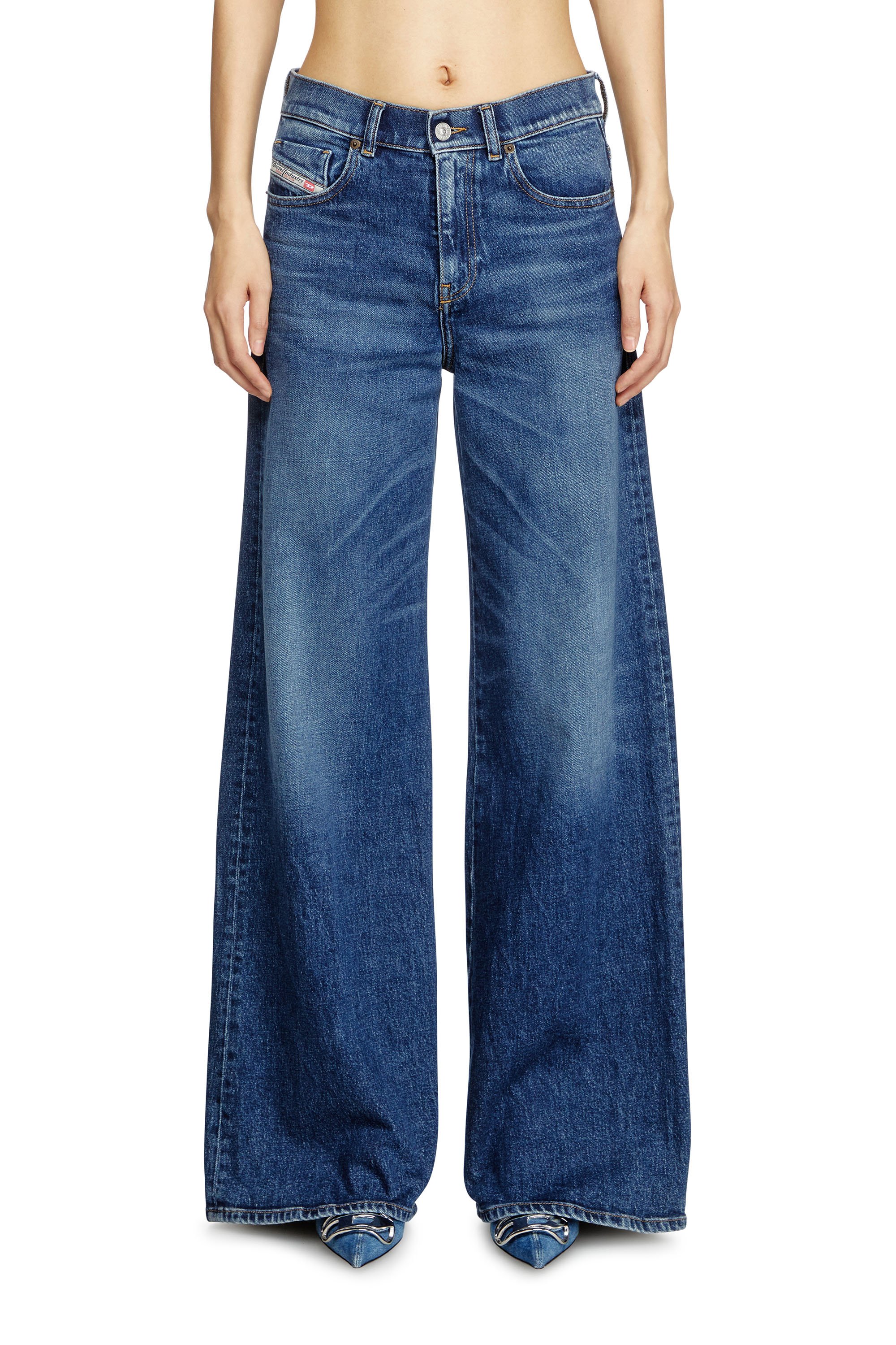 Diesel - Damen Flare Jeans 1978 D-Akemi 09L21, Dunkelblau - 1