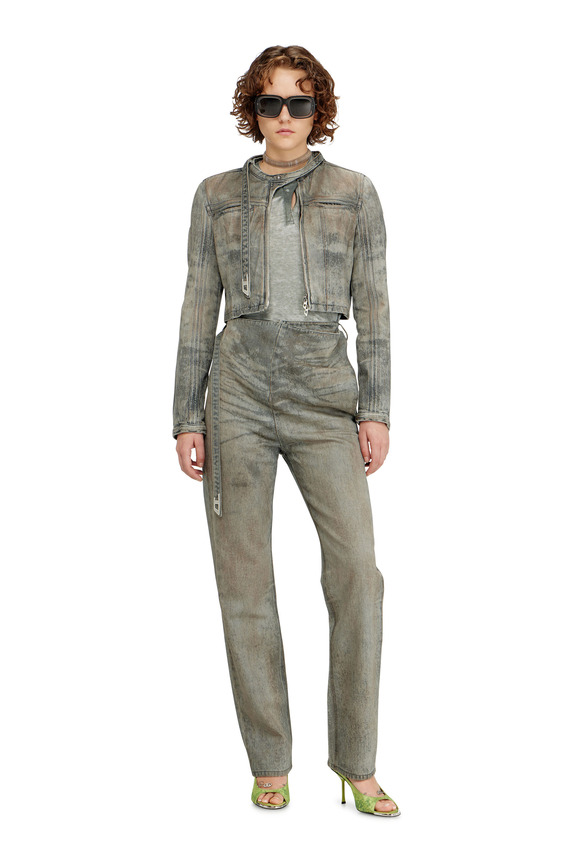 Diesel - Damen Slim Jeans D-THALIRA 09P24, Grau - 2