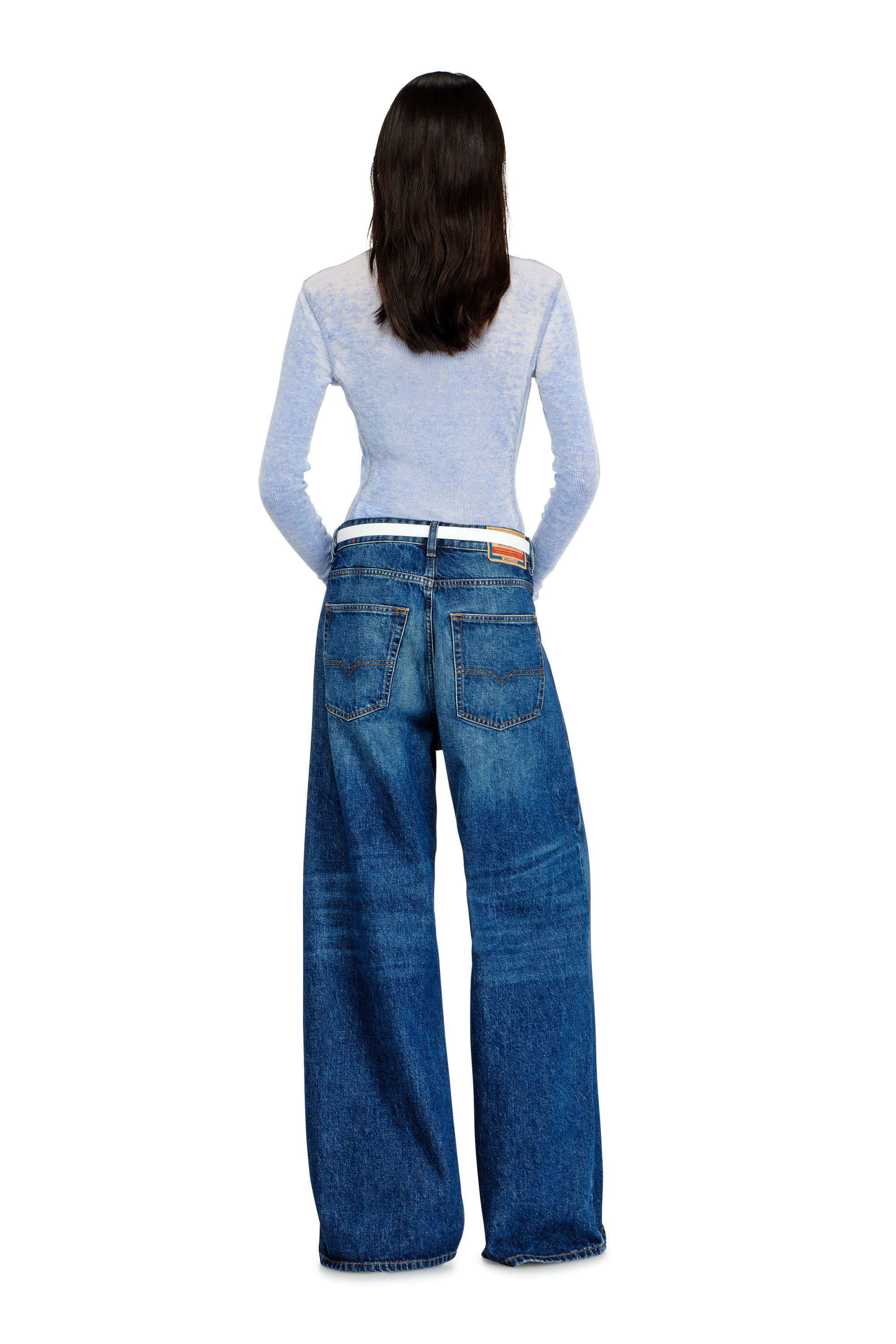 Diesel - Relaxed Jeans 1996 D-Sire 09I27 Mixte, Bleu Fonc&eacute; - Image 4