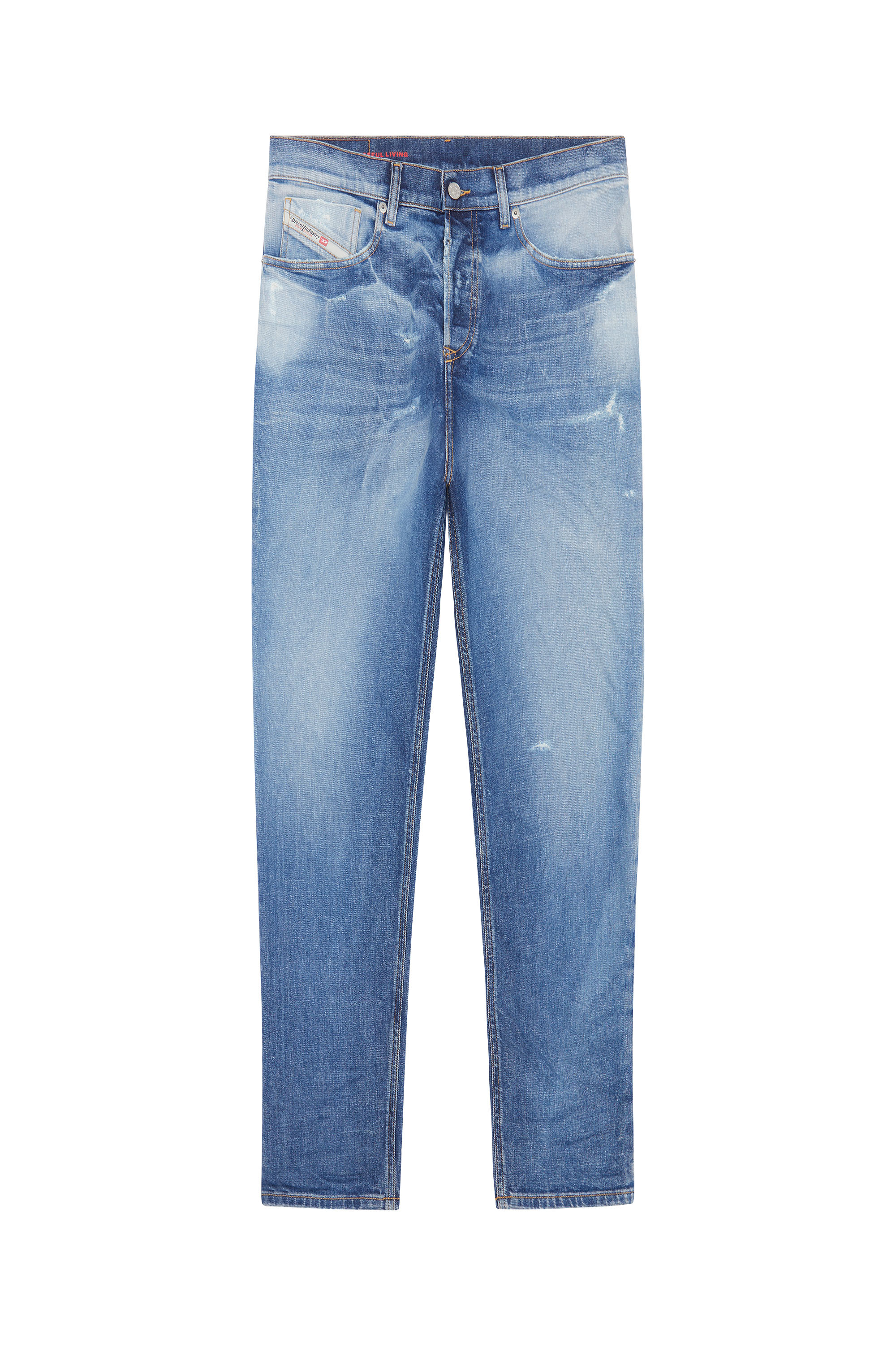 Diesel - 2005 D-FINING 09E16 Tapered Jeans, Blu medio - Image 1