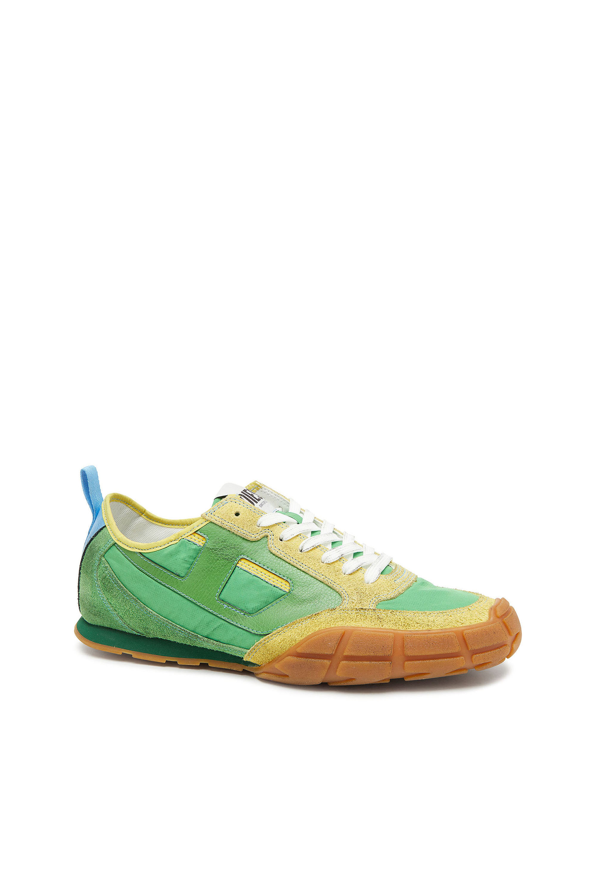 Diesel - S-PAGODHA LOW, Herren S-Pagodha &ndash; Sneakers aus Leder und Nylon in Gr&uuml;n - 6