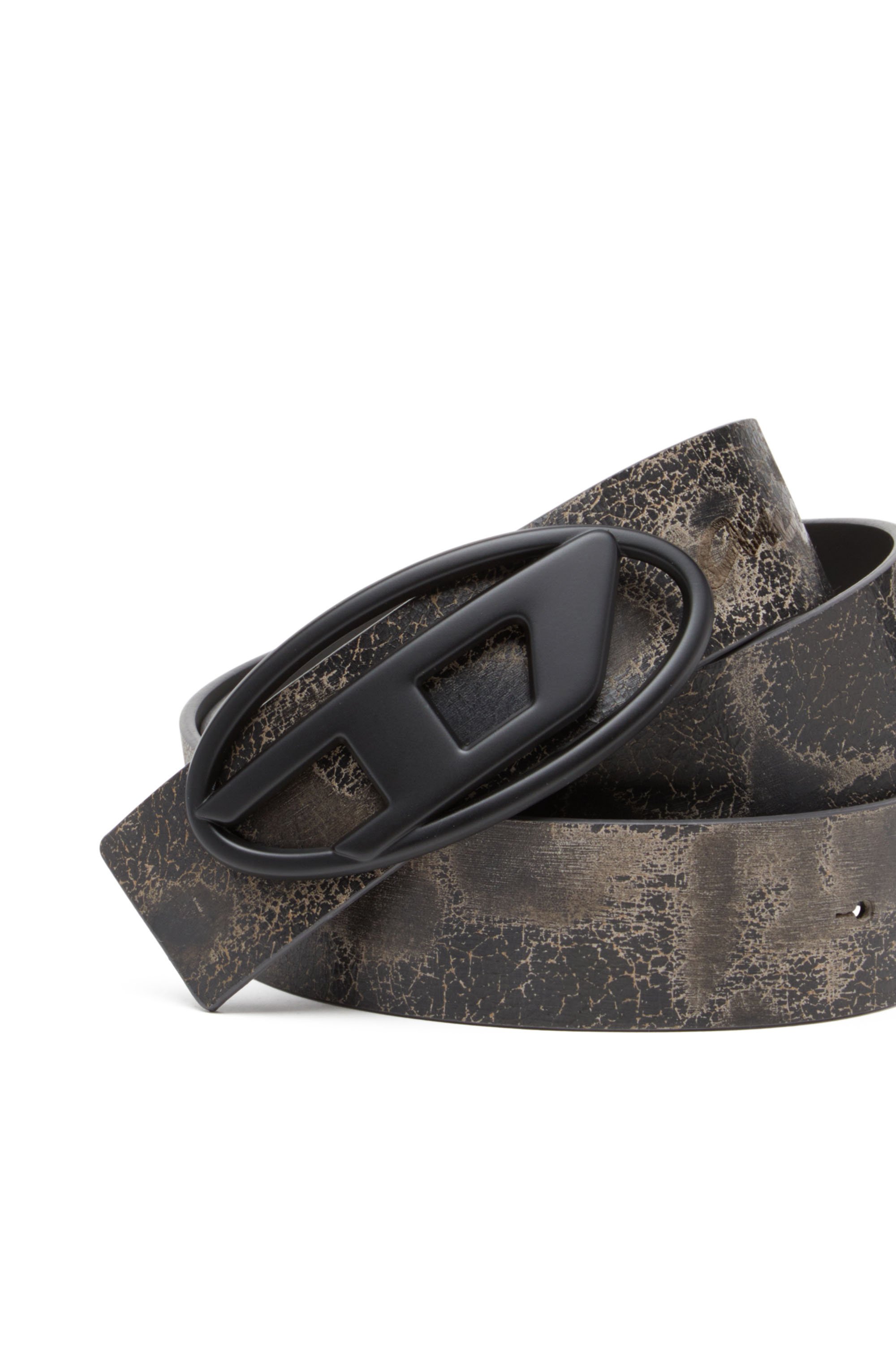 Diesel - B-1DR REV DD, Ceinture réversible en cuir traité Mixte in Polychrome - 3