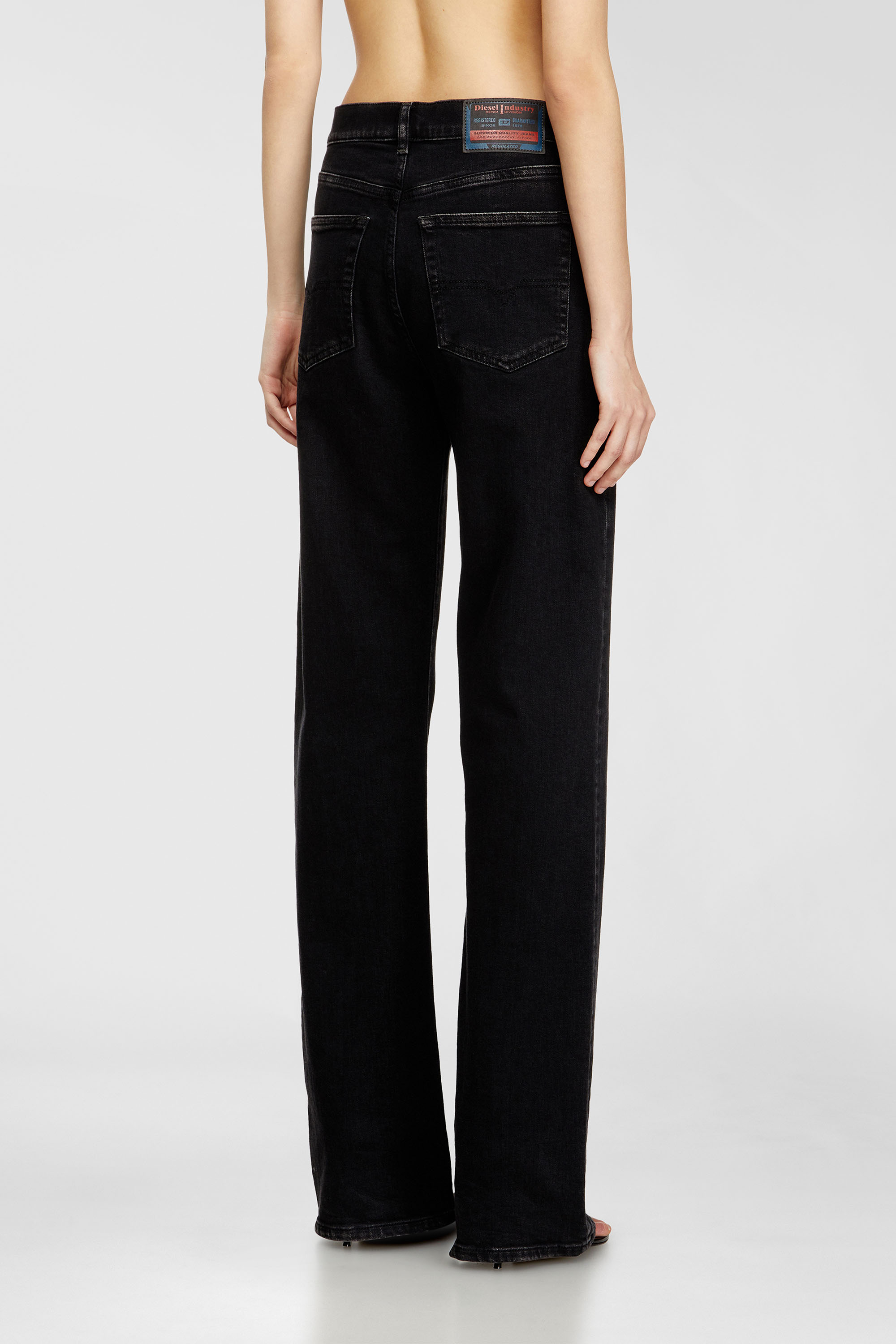 Diesel - Damen Regular Jeans 1971 D-Sent 09N89, Schwarz/Dunkelgrau - 3