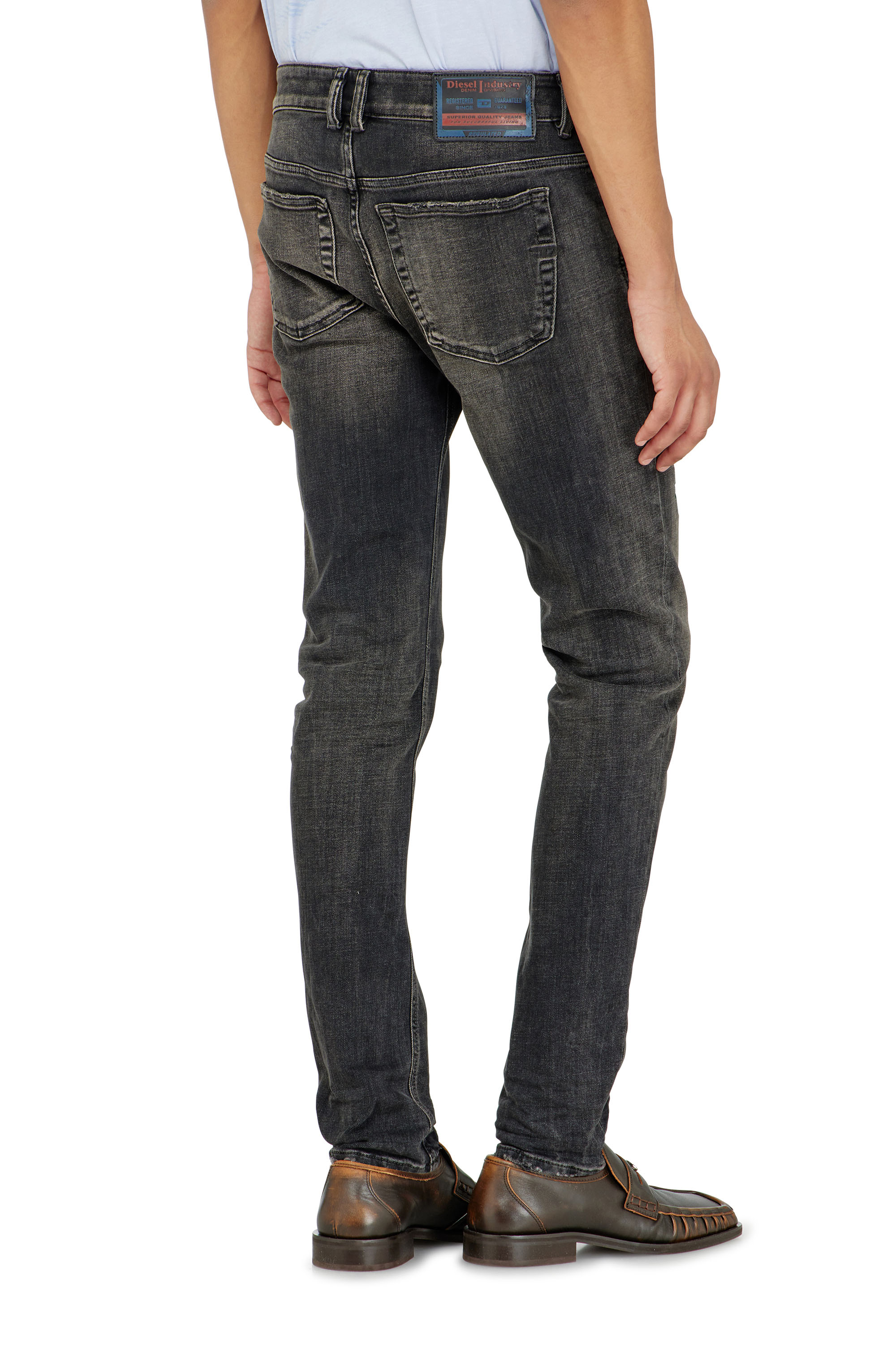 Diesel - Skinny Jeans 1979 Sleenker 09P77 Homme, Noir/Gris fonc&eacute; - Image 5