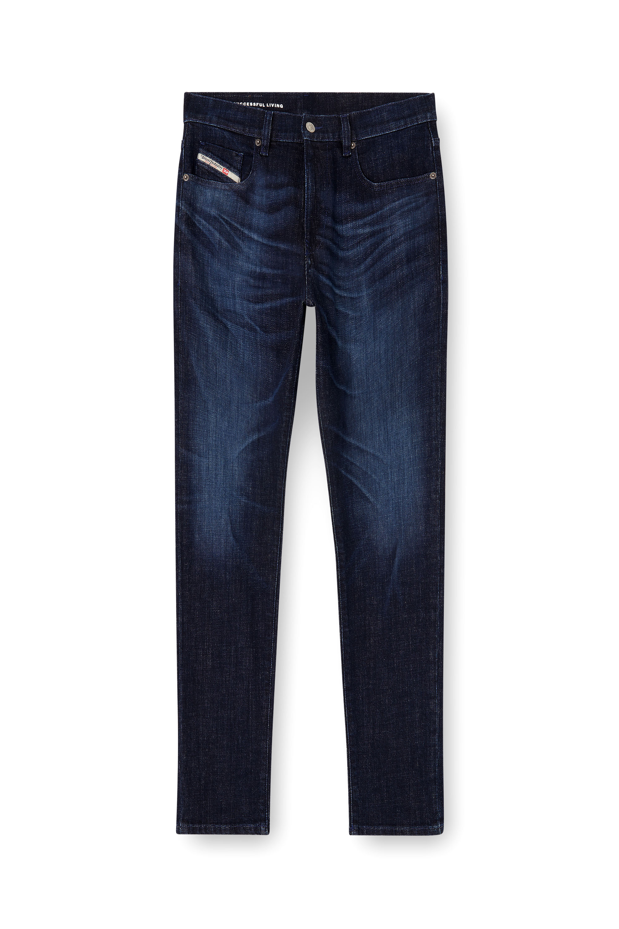 Diesel - Slim Jeans 2019 D-Strukt 0ADBL Homme, Bleu Foncé - Image 3