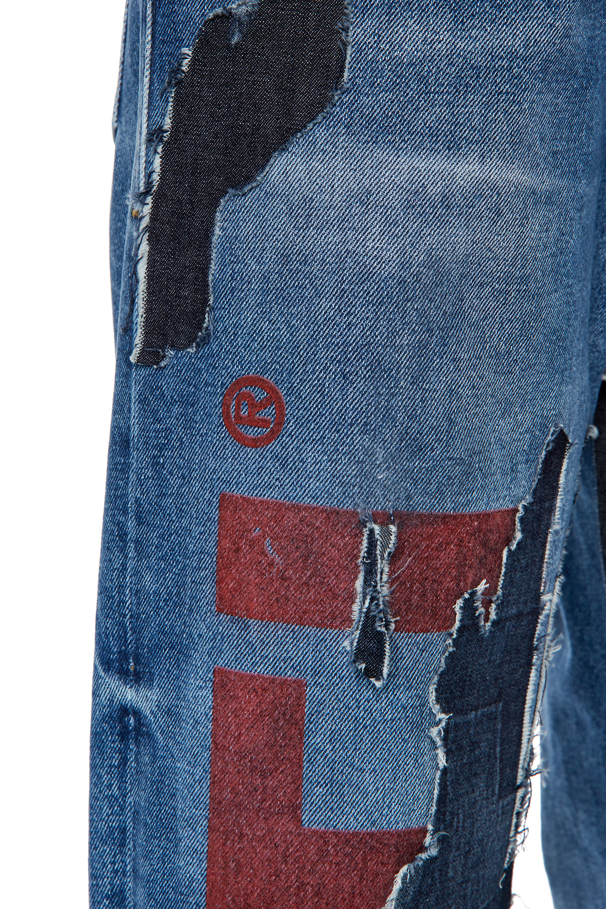 Diesel - 2010 D-Macs 09G77 Straight Jeans, Mittelblau - Image 3