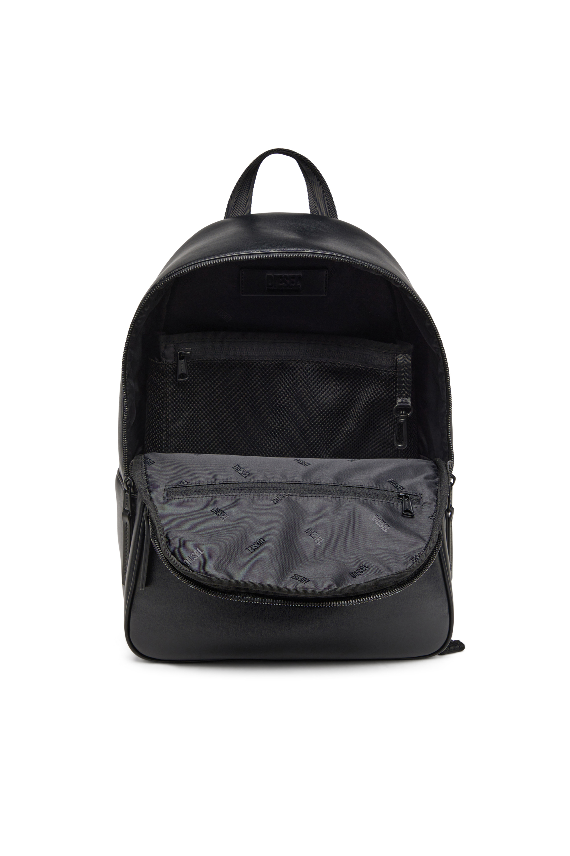 Diesel - HOLI-D BACKPACK M, Herren Holi-D-Rucksack aus Neopren und PU in Schwarz - 3
