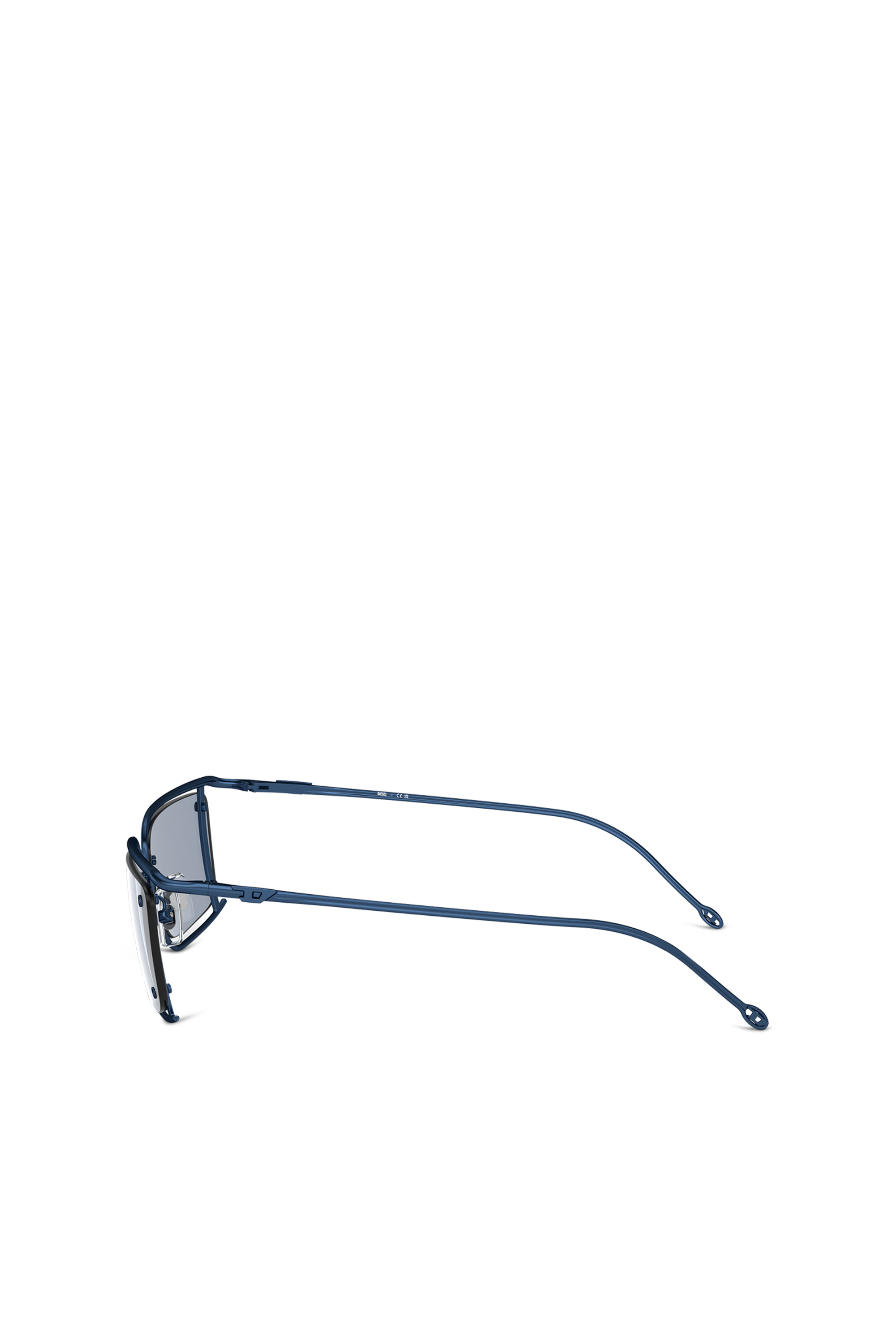 Diesel - 0DL1002, Unisex's Rectangle sunglasses in Blue - 2